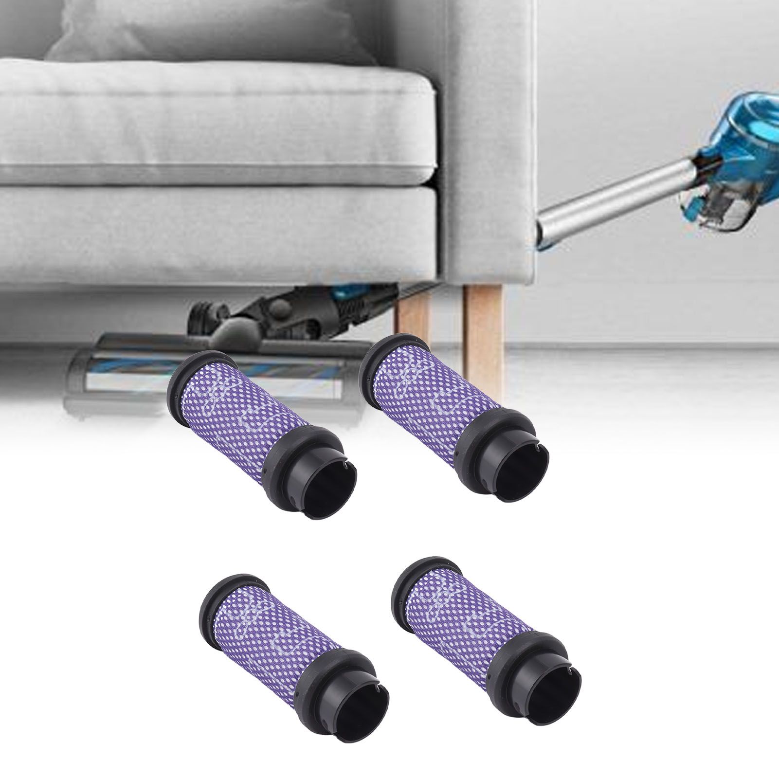 4pcs Vacuum Cleaner Replacement Filter Vacuum Filter Kit For INSE S600 S6P S6 view 11