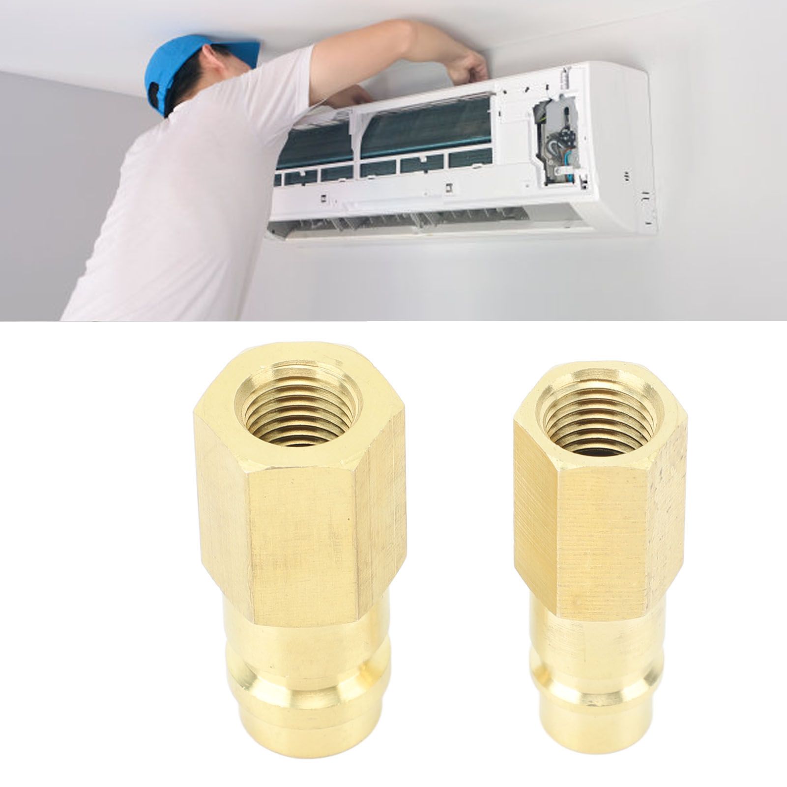 R134A Air Conditioner Connector 1/4 in SAE Adapter R134A Air Conditioner view 11