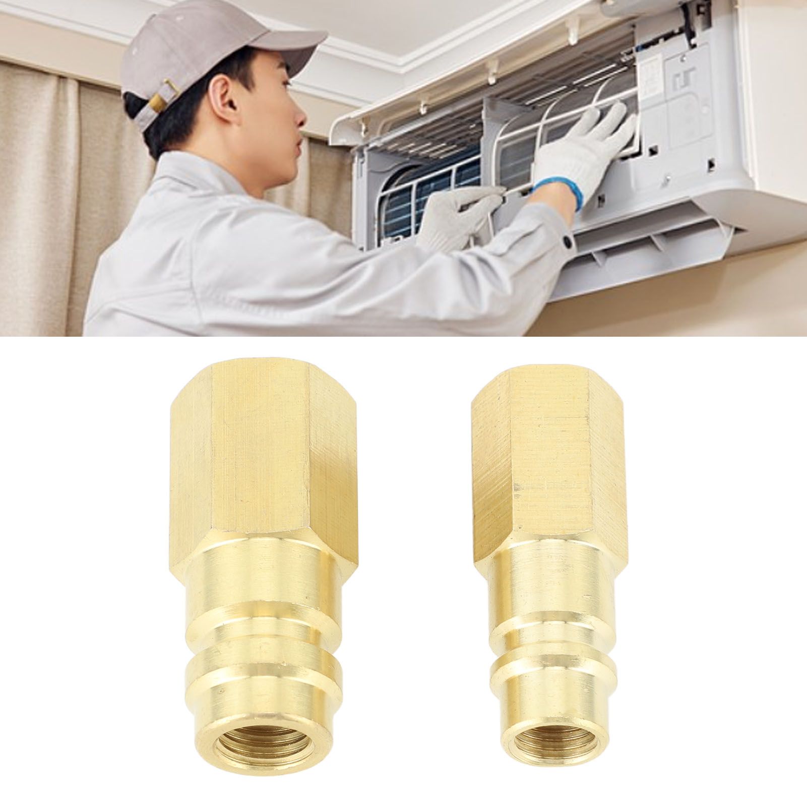 R134A Air Conditioner Connector 1/4 in SAE Adapter R134A Air Conditioner view 12