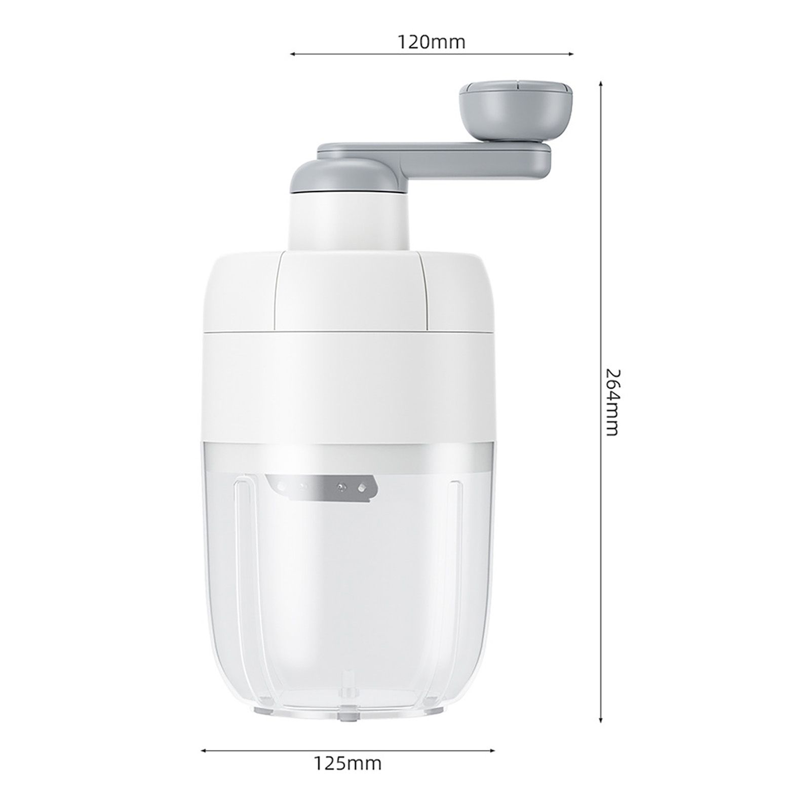 Manual Shaved Ice Snow Cone Maker Thickened Stainless Steel Blade Hand Ice view 7