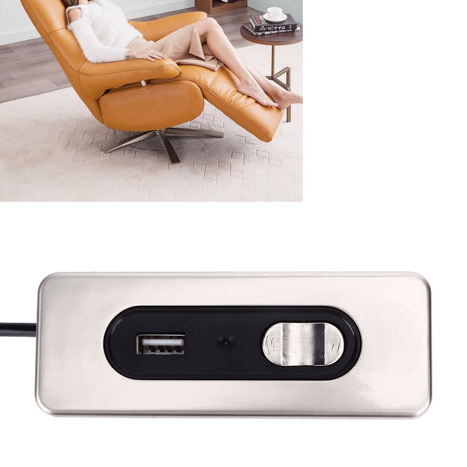 Electric Sofa Controller Manual Button Voice 5 Pins Mechanical USB Charging view 11