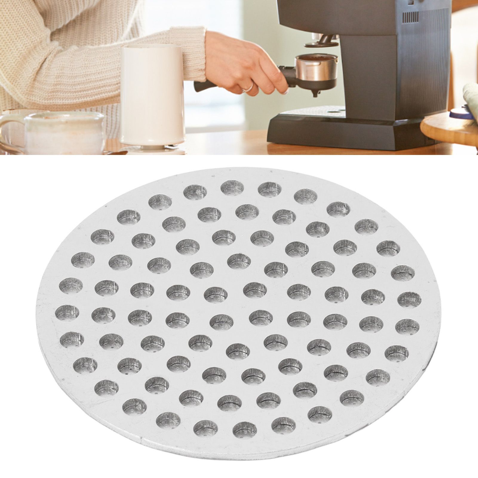 51mm Puck Screen Lower Shower Screen Reusable Coffee Portafilter Puck Screen view 12