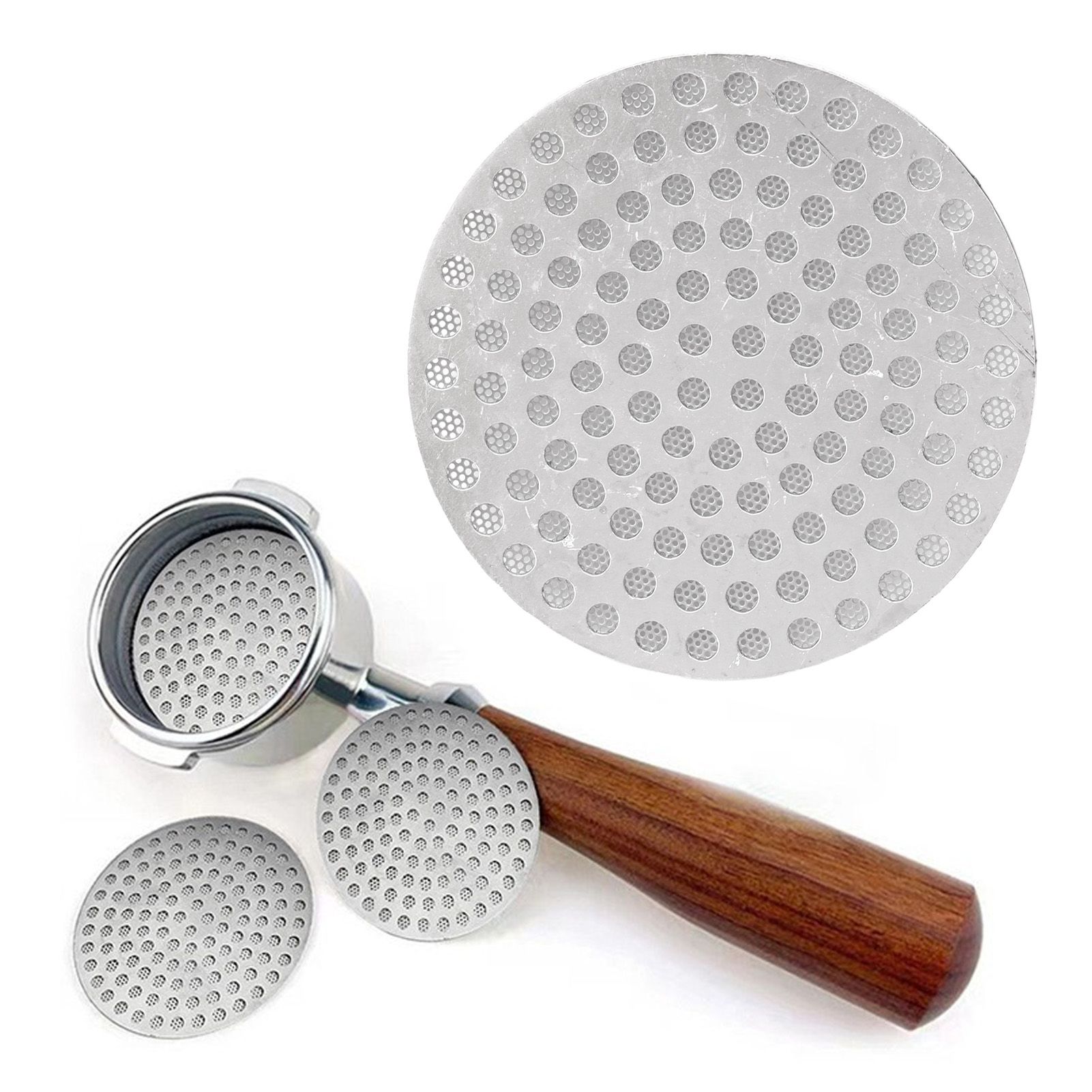 Puck Screen Double Layer 100μm 304 Stainless Steel Puck Filter Screen Reusable view 11