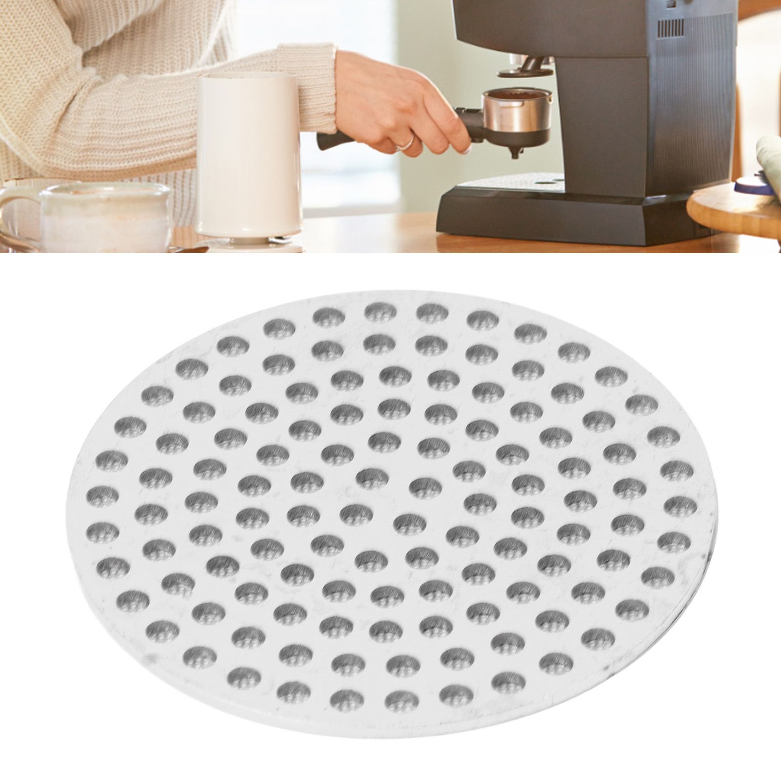 Puck Screen Double Layer 100μm 304 Stainless Steel Puck Filter Screen Reusable view 12