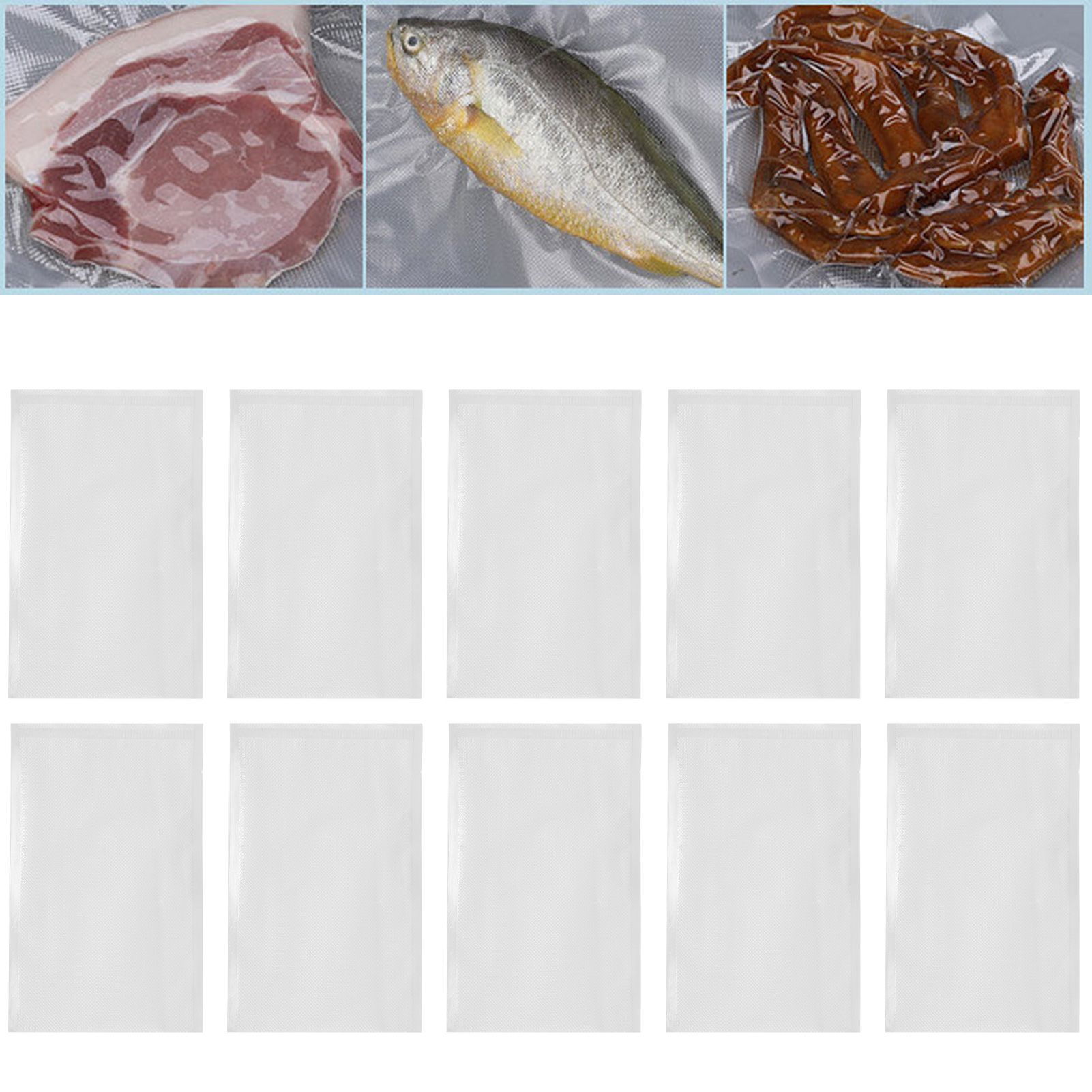 50Pcs Vacuum Sealer Bags Saft Material Excellent Sealing Versatile Vacuum Food view 11