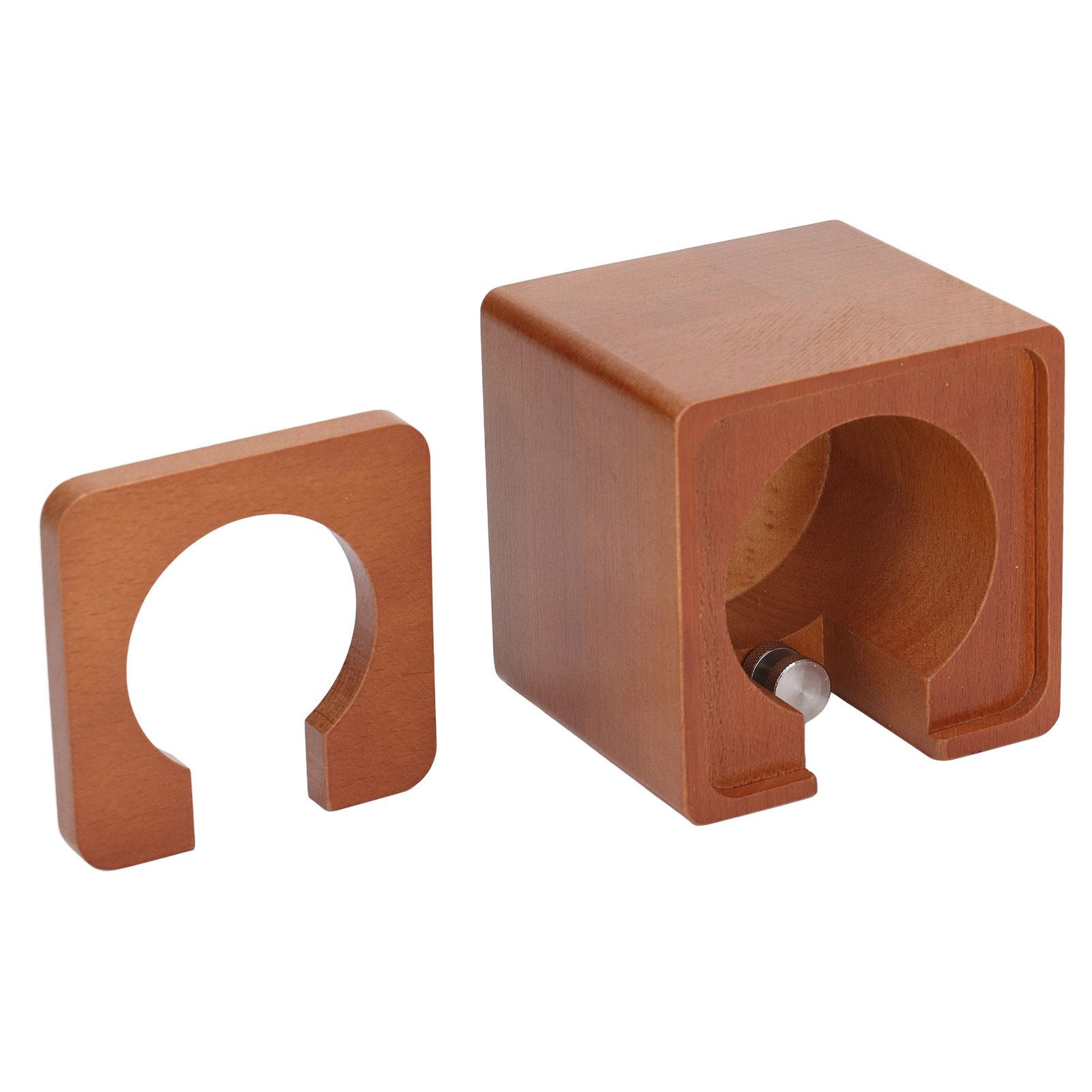 Coffee Portafilter Holder Station Wood Coffee Portafilter Tamping Stand for view 2
