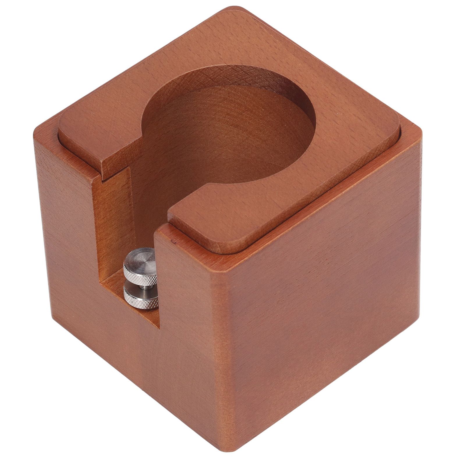 Coffee Portafilter Holder Station Wood Coffee Portafilter Tamping Stand for view 4