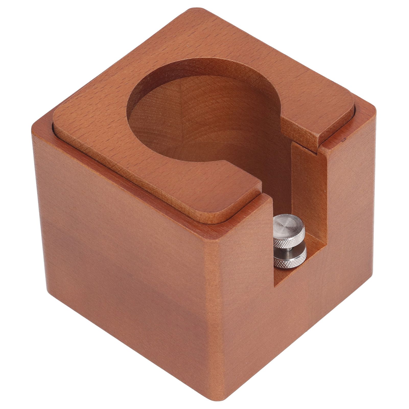 Coffee Portafilter Holder Station Wood Coffee Portafilter Tamping Stand for view 6