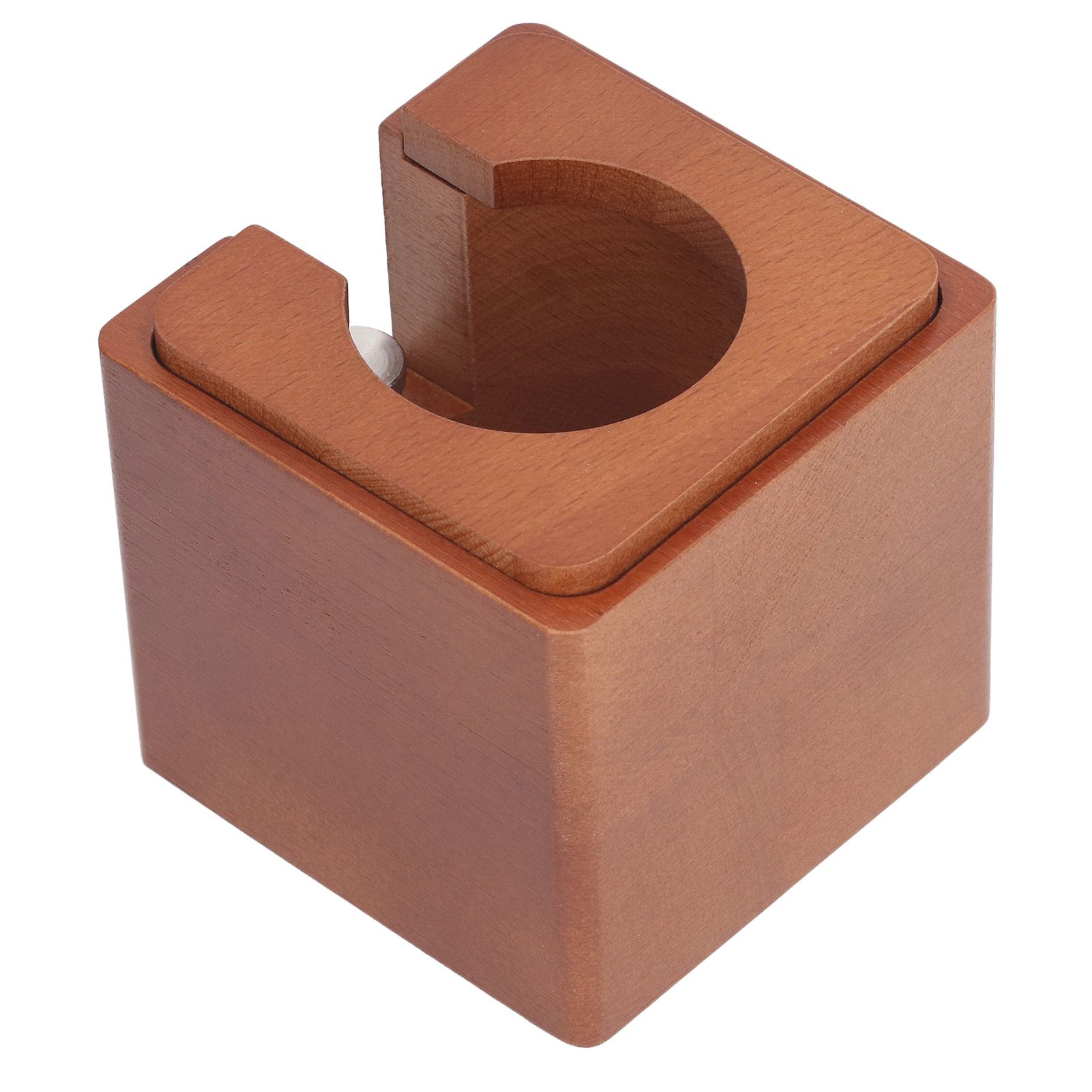 Coffee Portafilter Holder Station Wood Coffee Portafilter Tamping Stand for view 10