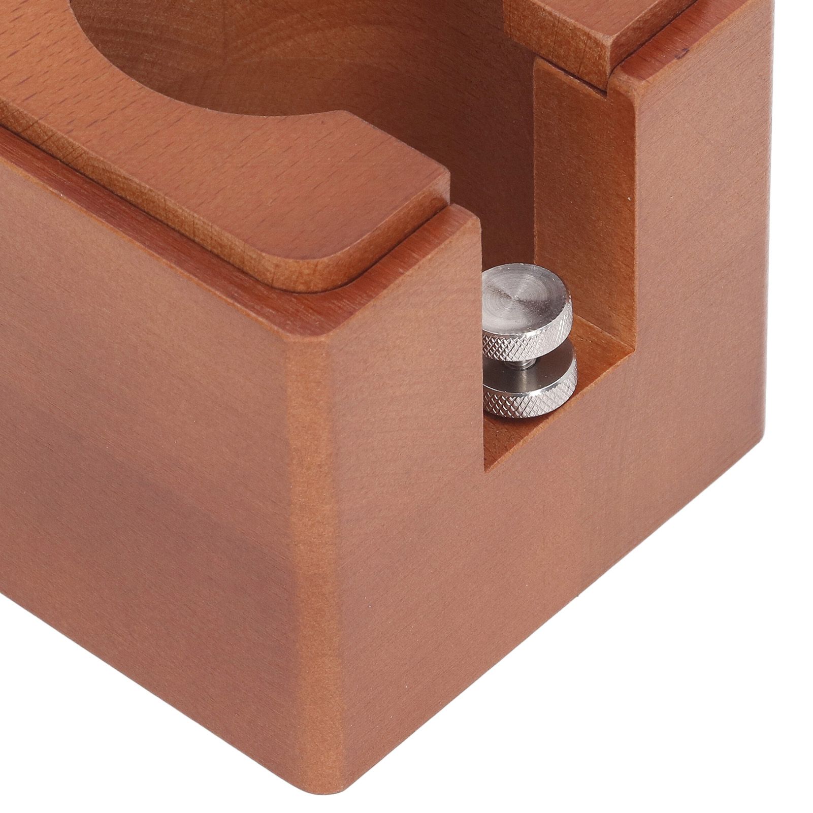 Coffee Portafilter Holder Station Wood Coffee Portafilter Tamping Stand for view 14