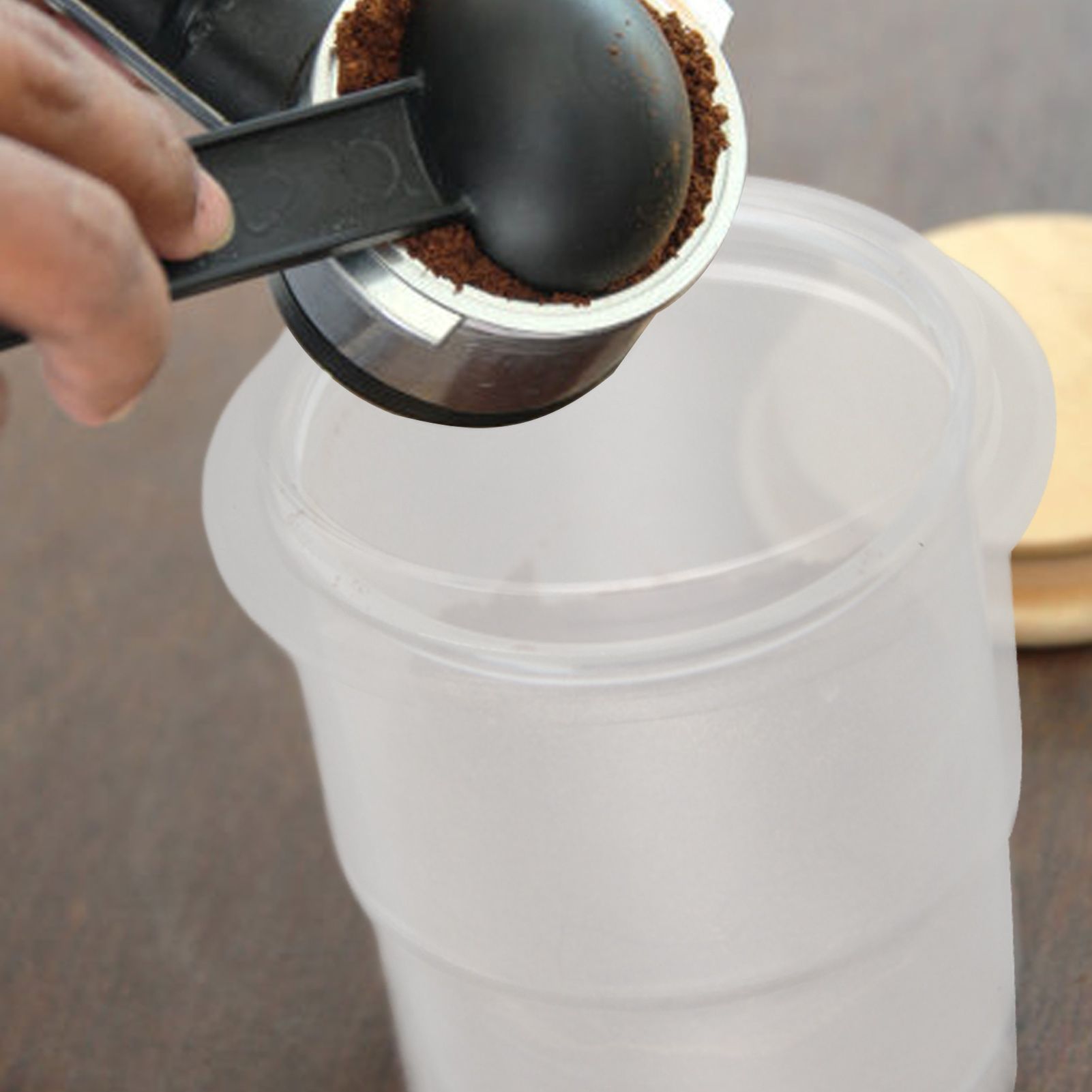 Coffee Dosing Cup Frosted Coffee Dosing Cup Visible Coffee Powder Cup for view 12