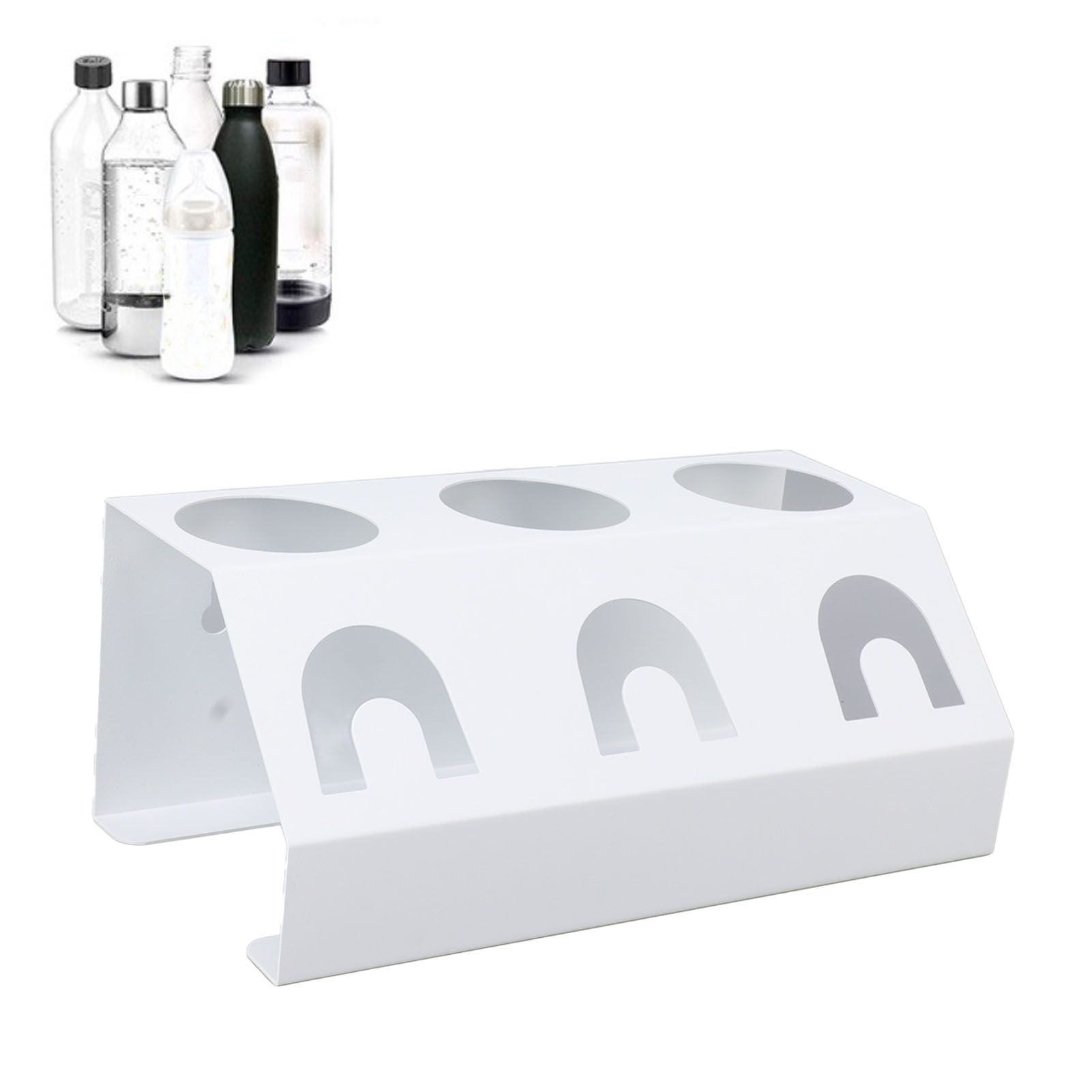 Soda Bottle Holder 3 Holes Soda Bottle Draining Stand Soda Accessories With view 11