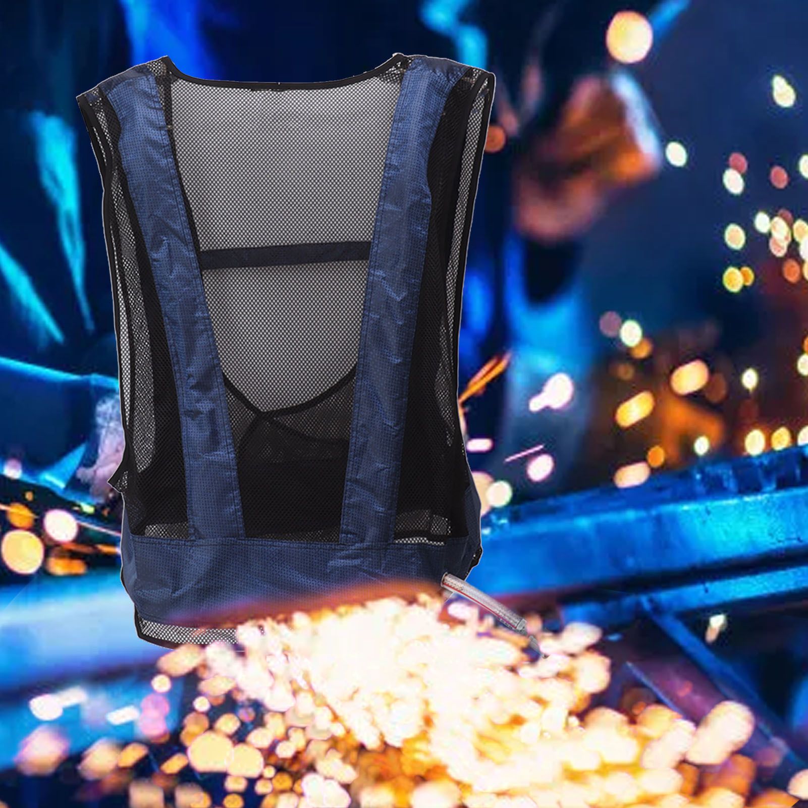 Air Conditioner Waistcoat Reduce Temperature Compressed Air Cooling Welding view 11