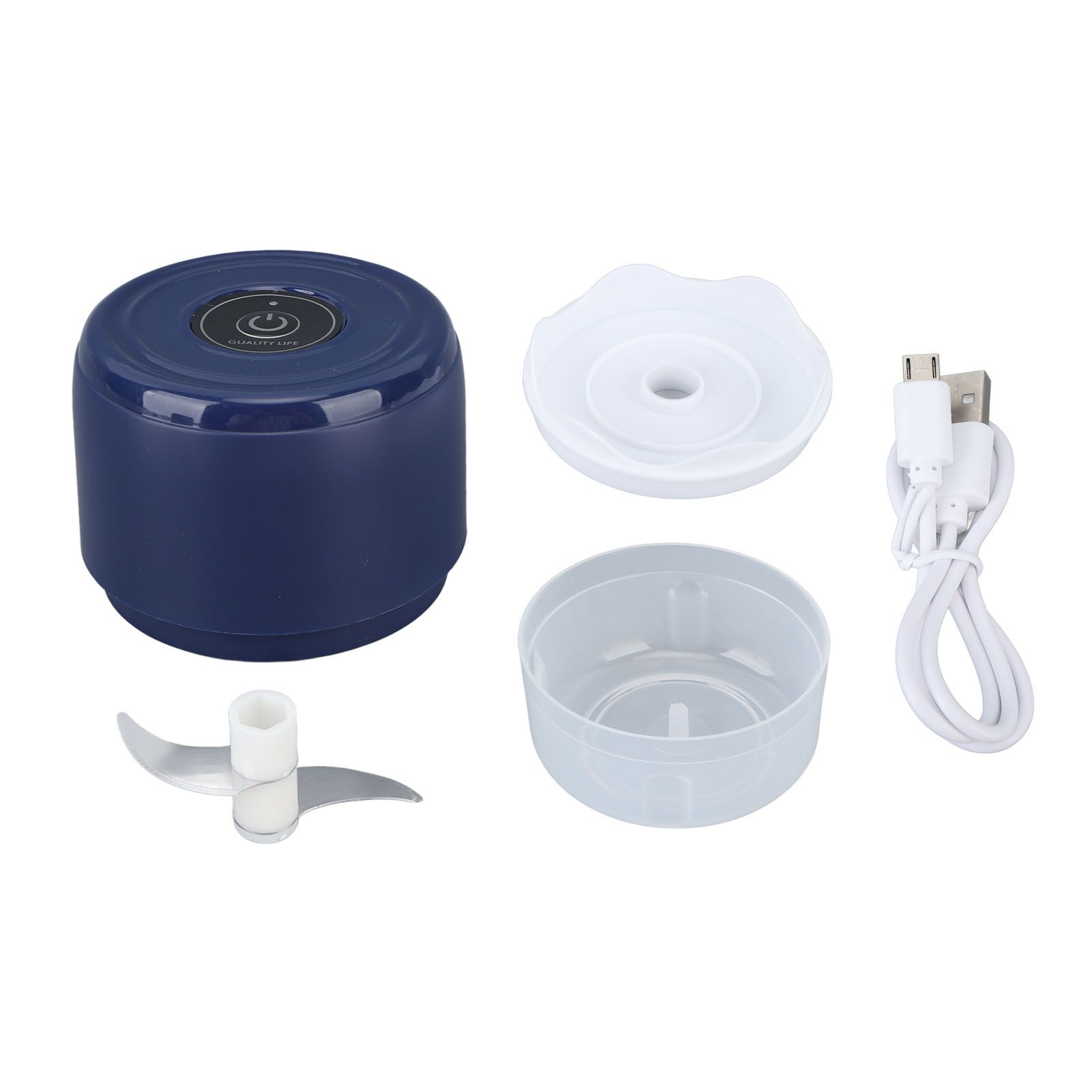 Electric Garlic Chopper Mini Cordless Waterproof Portable Food Processor for