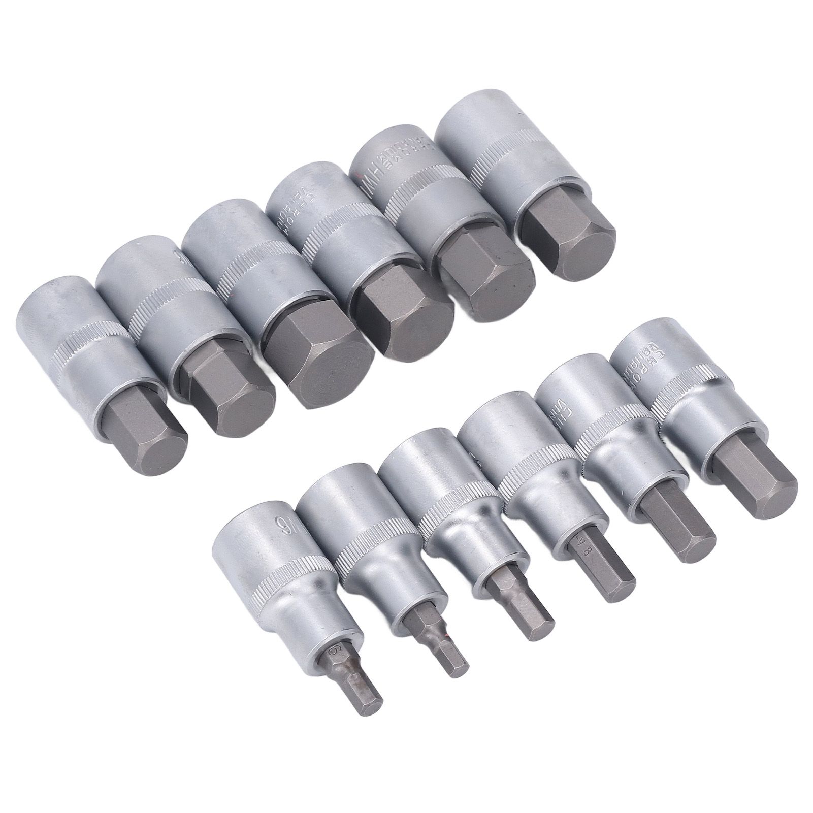 12PCS Drive Socket Set Steel High Hardness Wear Resistant 1/2in Drive Master view 3