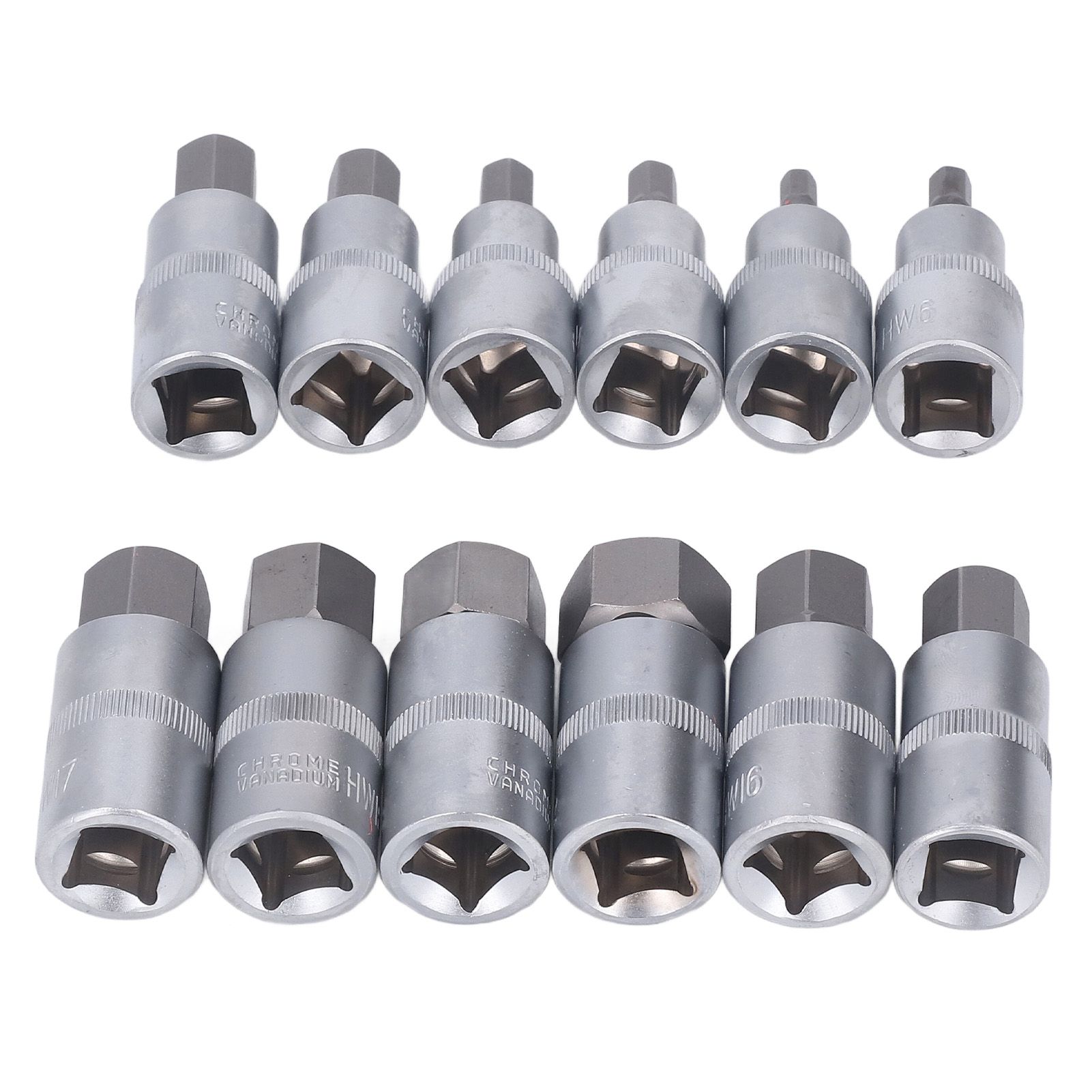 12PCS Drive Socket Set Steel High Hardness Wear Resistant 1/2in Drive Master view 7