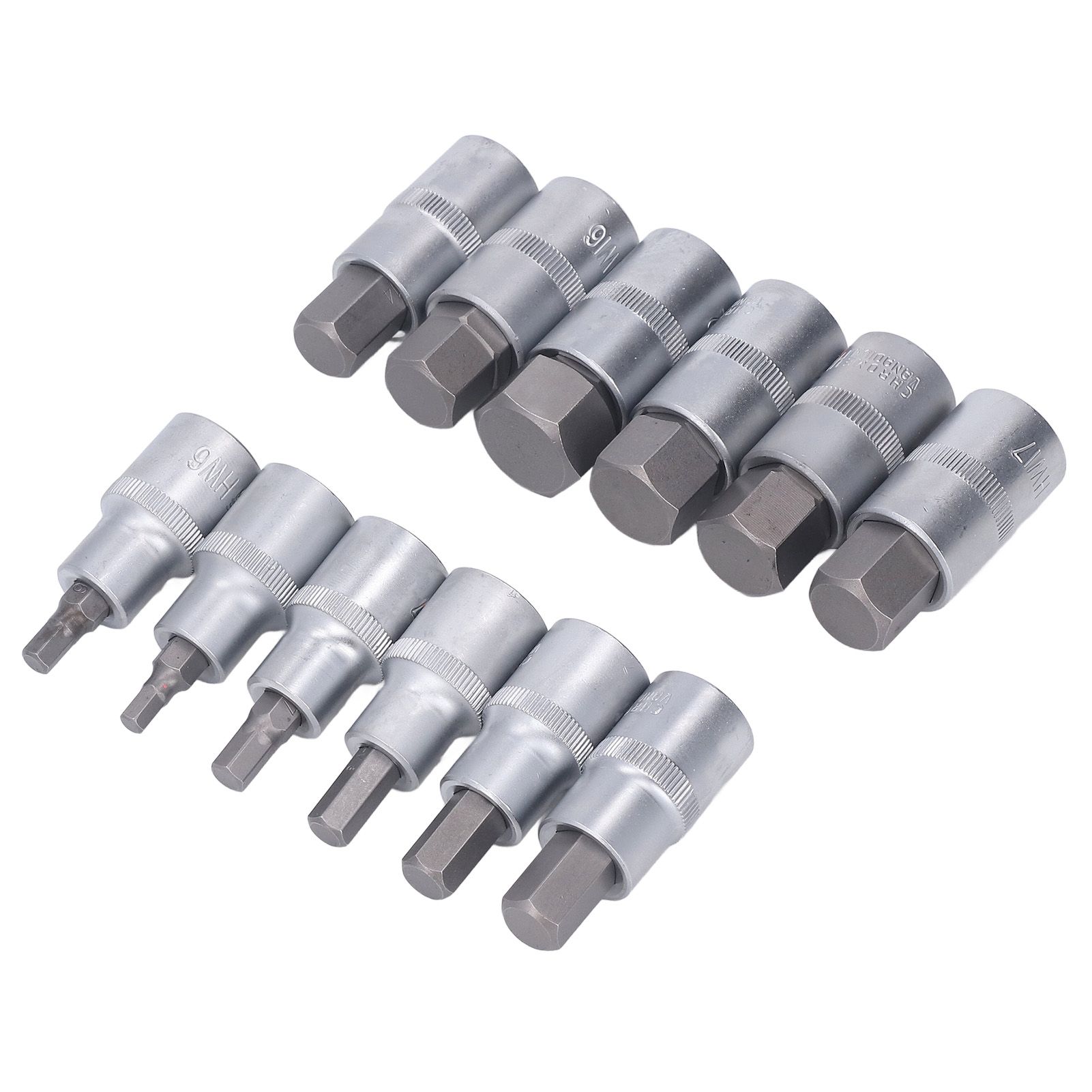12PCS Drive Socket Set Steel High Hardness Wear Resistant 1/2in Drive Master view 9