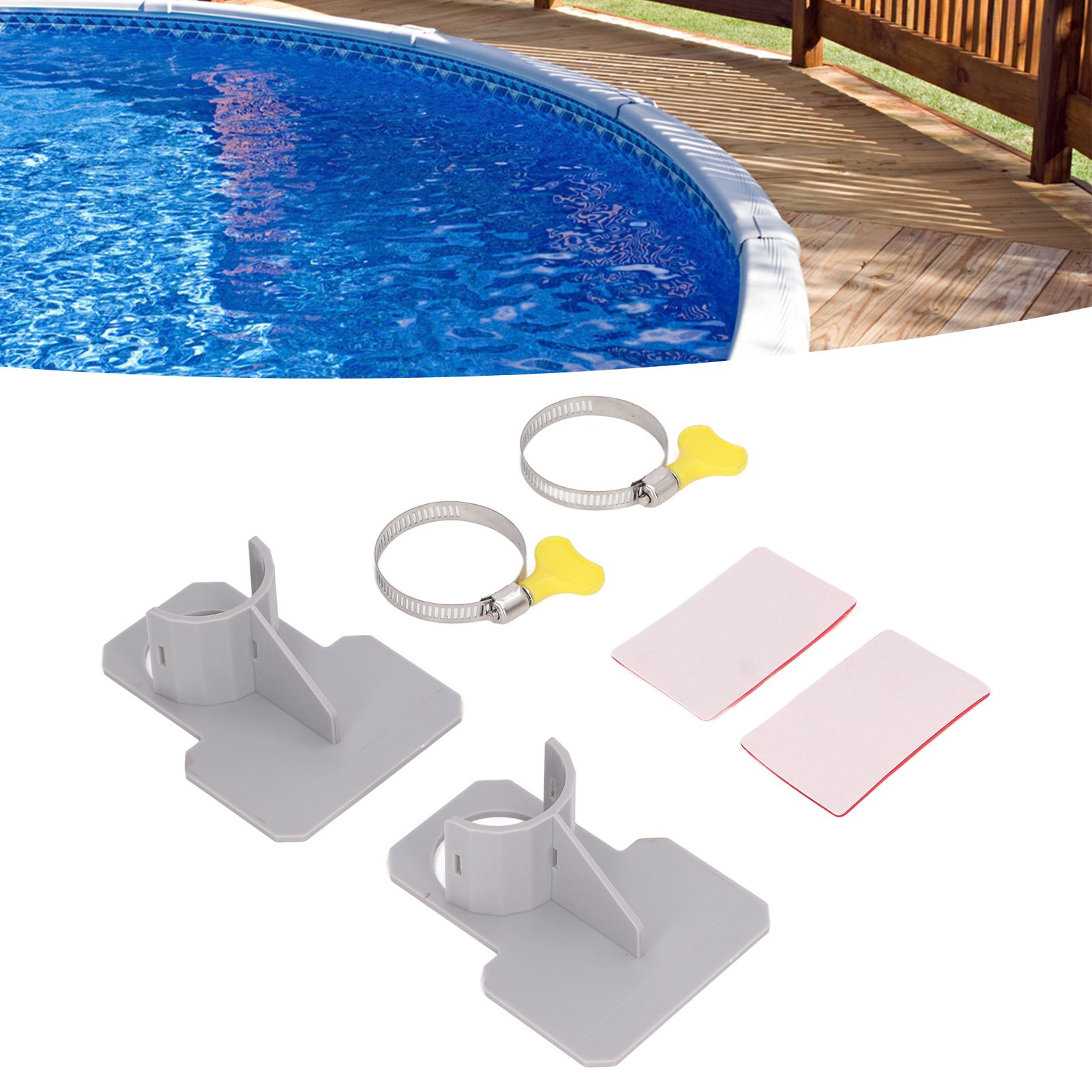 Swimming Pool Pipe Holders Above Ground Swimming Pool Hose Support Brackets view 12