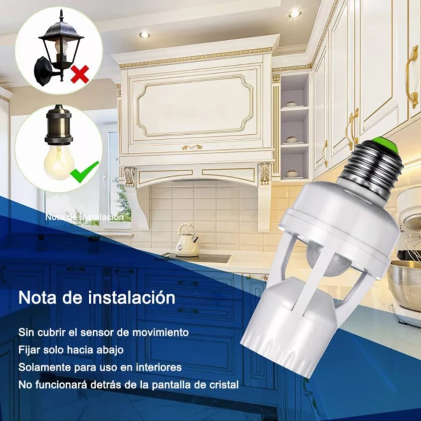 Sensor Bulb Light Switch Motion Detection Infrared Induction Adjustable Screw view 9