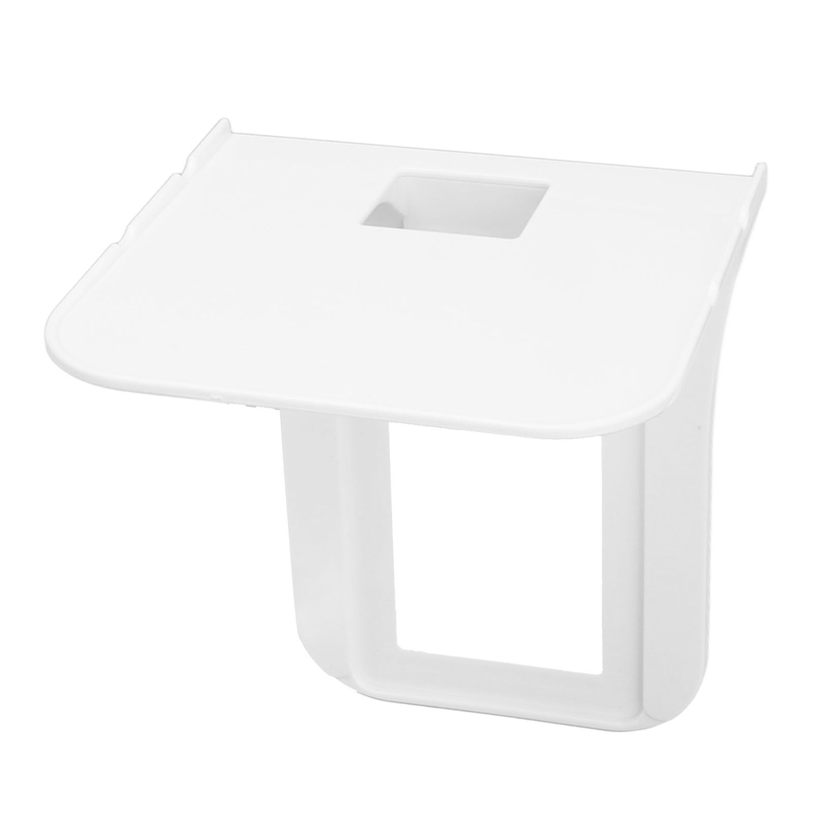 Wall Mounted Outlet Shelf ABS Hole Design Simple Power Charger Shelf Phone view 3