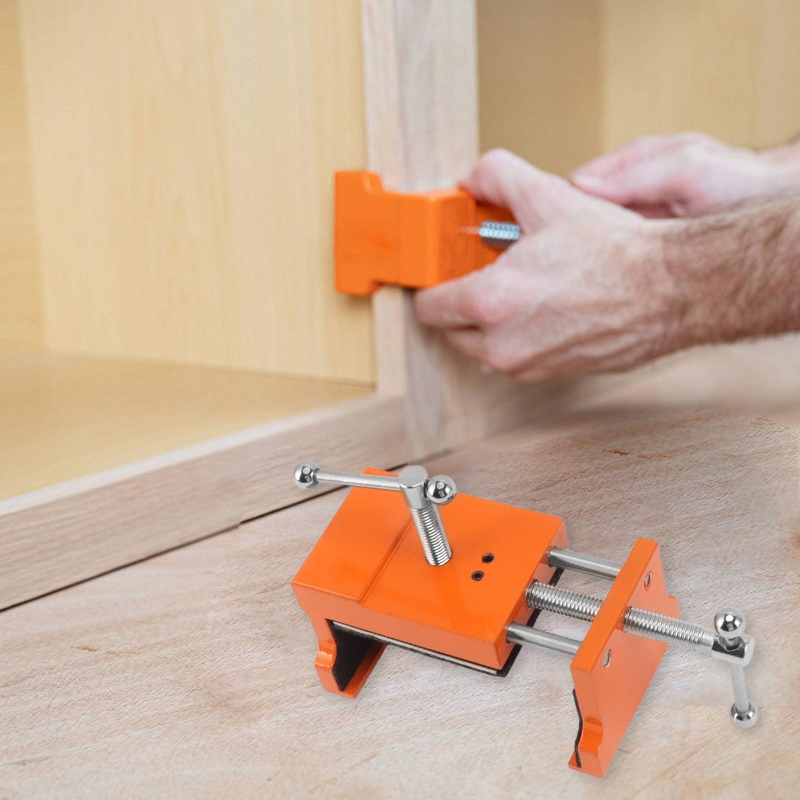 2pcs Cabinet Claw Aluminum Alloy Cabinet Claw Clamps for Installing Cabinetry view 11