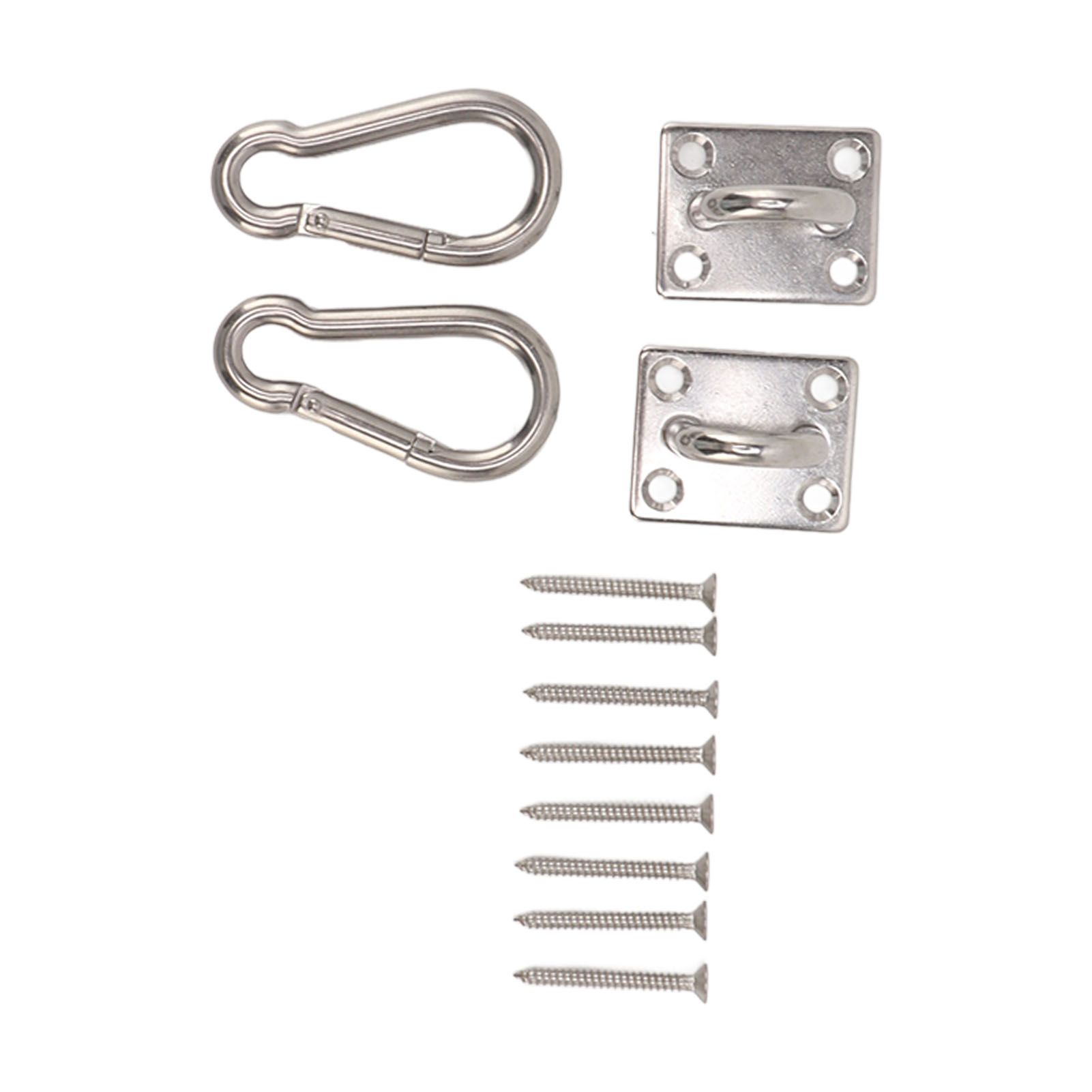 200kg Outdoor Swing Hook Set with Square Door Buckle Spring Hook 304 Stainless view 3