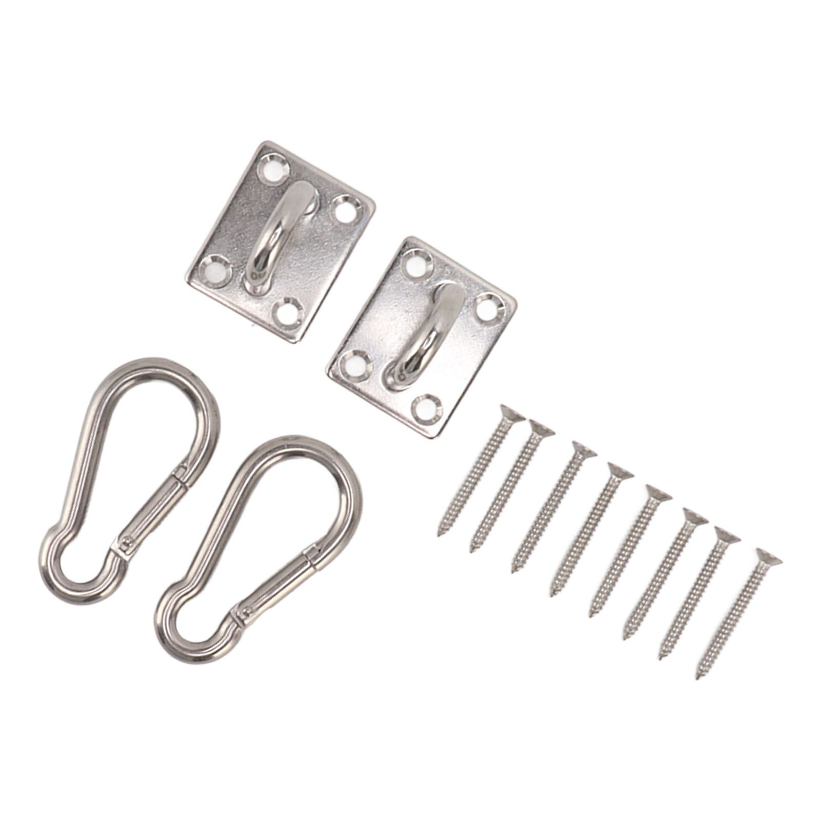 200kg Outdoor Swing Hook Set with Square Door Buckle Spring Hook 304 Stainless view 4