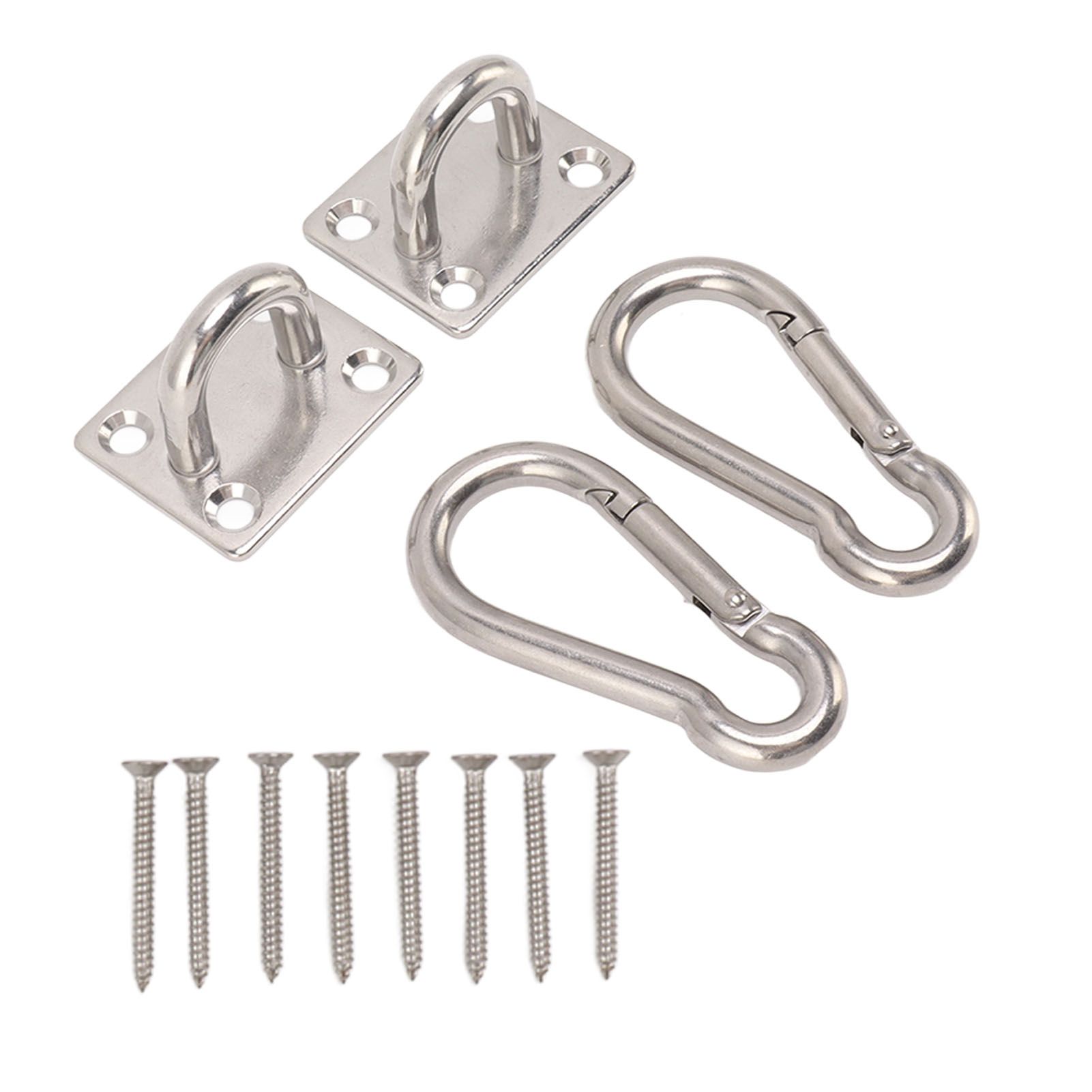 200kg Outdoor Swing Hook Set with Square Door Buckle Spring Hook 304 Stainless view 10