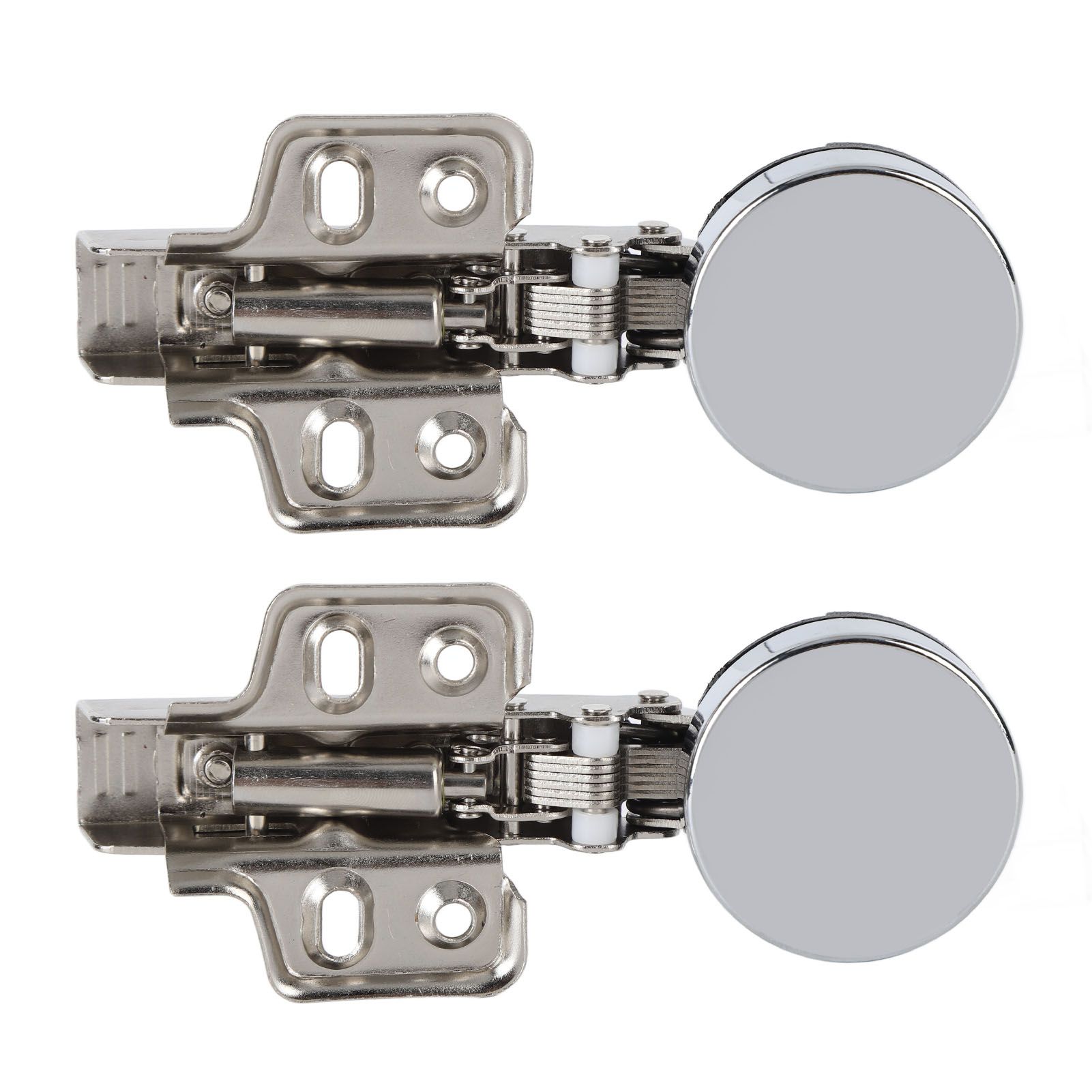 2Set Stainless Steel 201 Cabinet Glass Door Hinge 35 Cup Glass Door Damping view 7