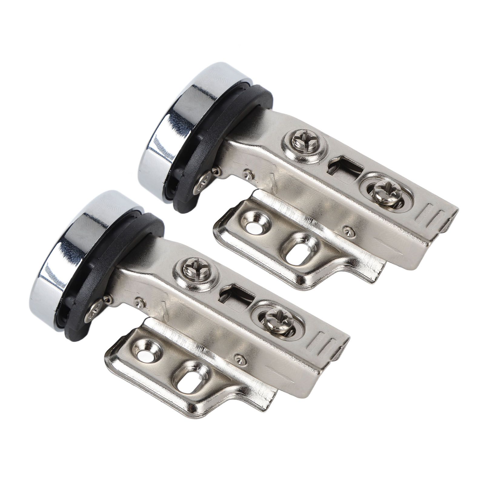 2Set Stainless Steel 201 Cabinet Glass Door Hinge 35 Cup Glass Door Damping view 9