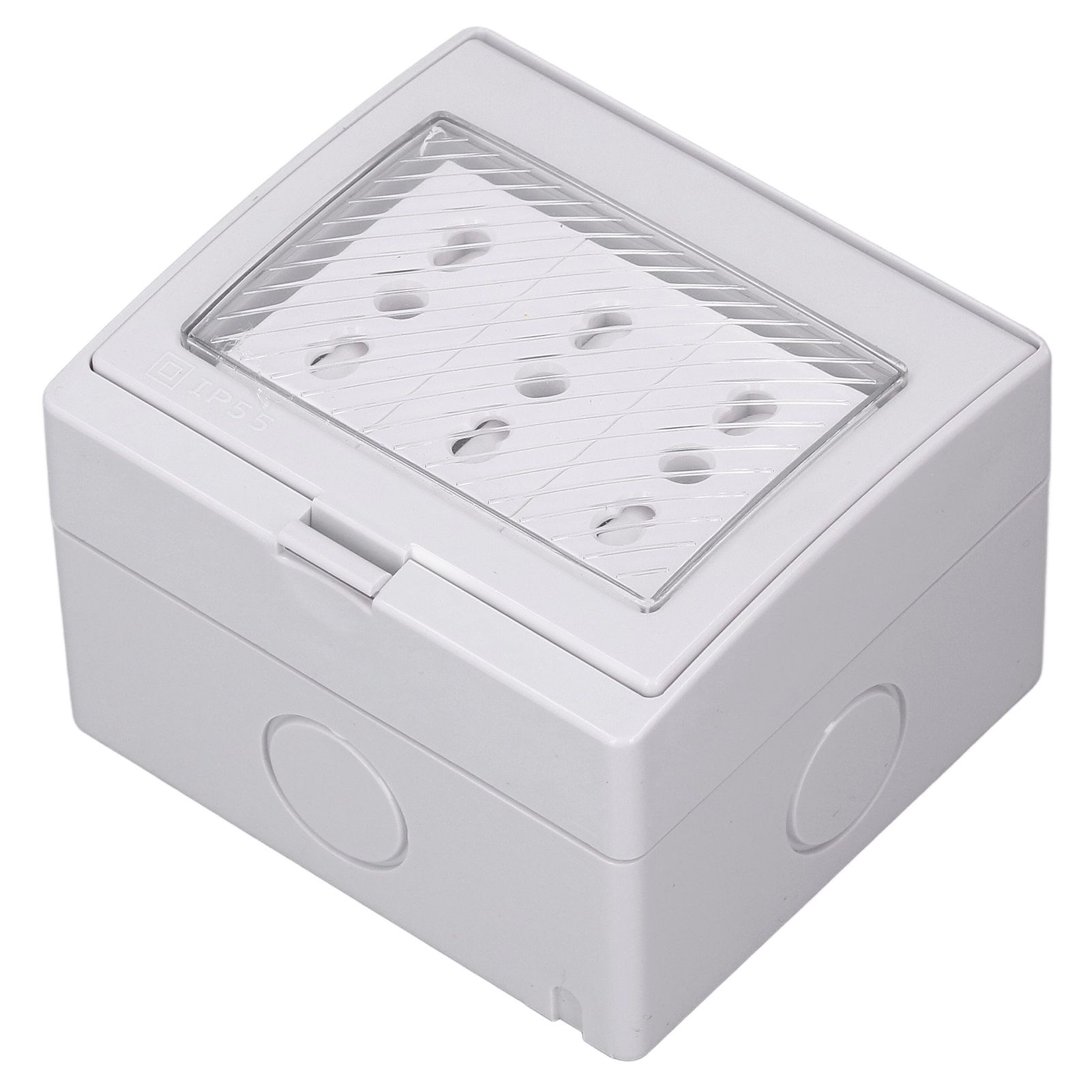 Waterproof Wall Socket IP55 Dustproof Flame Retardant Housing 3 Port Wall view 3