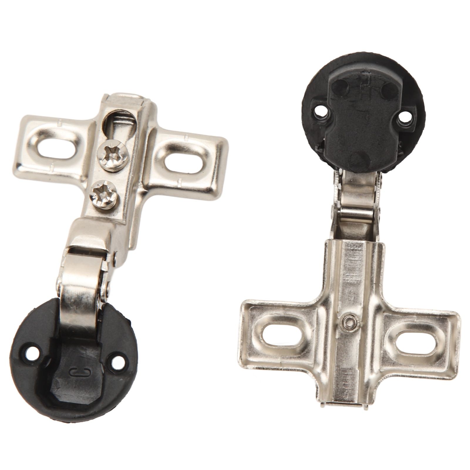 2pcs 26mm Hole Glass Hinge Mini Cabinet Hinge For Cabinet Glass Door view 3