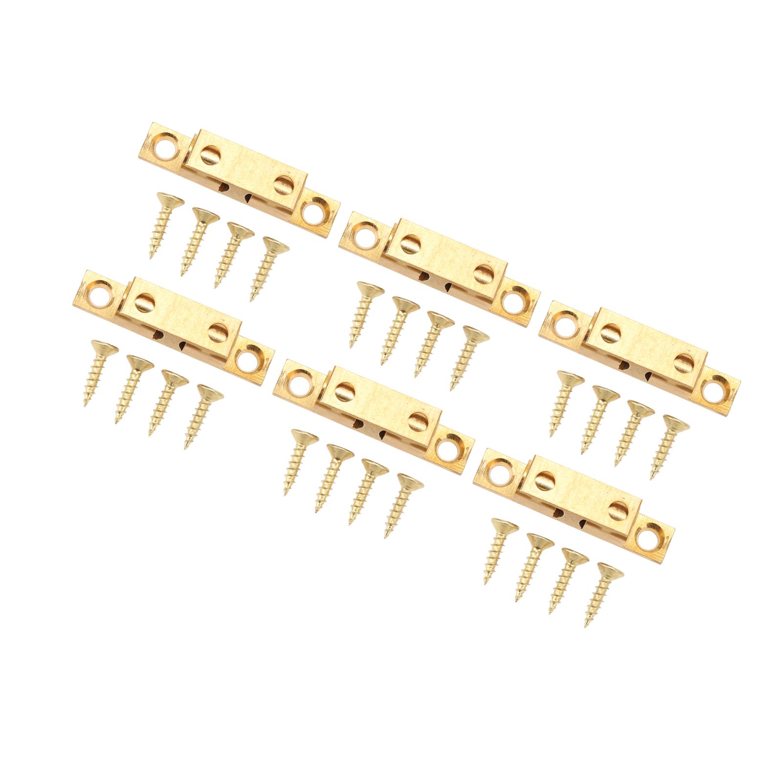 6 Set Cabinet Door Catch Brass Cabinet Door Closet Ball Tension Catch Latch view 3