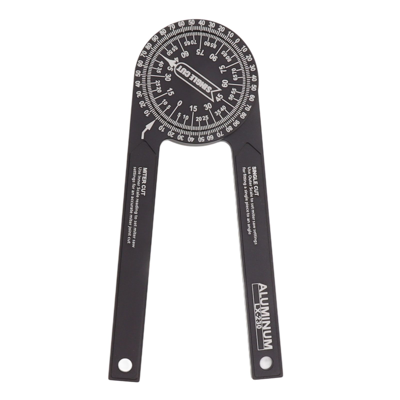 Miter Saw Protractor Accurate 2 Laser Engraving Scales Efficient Aluminum
