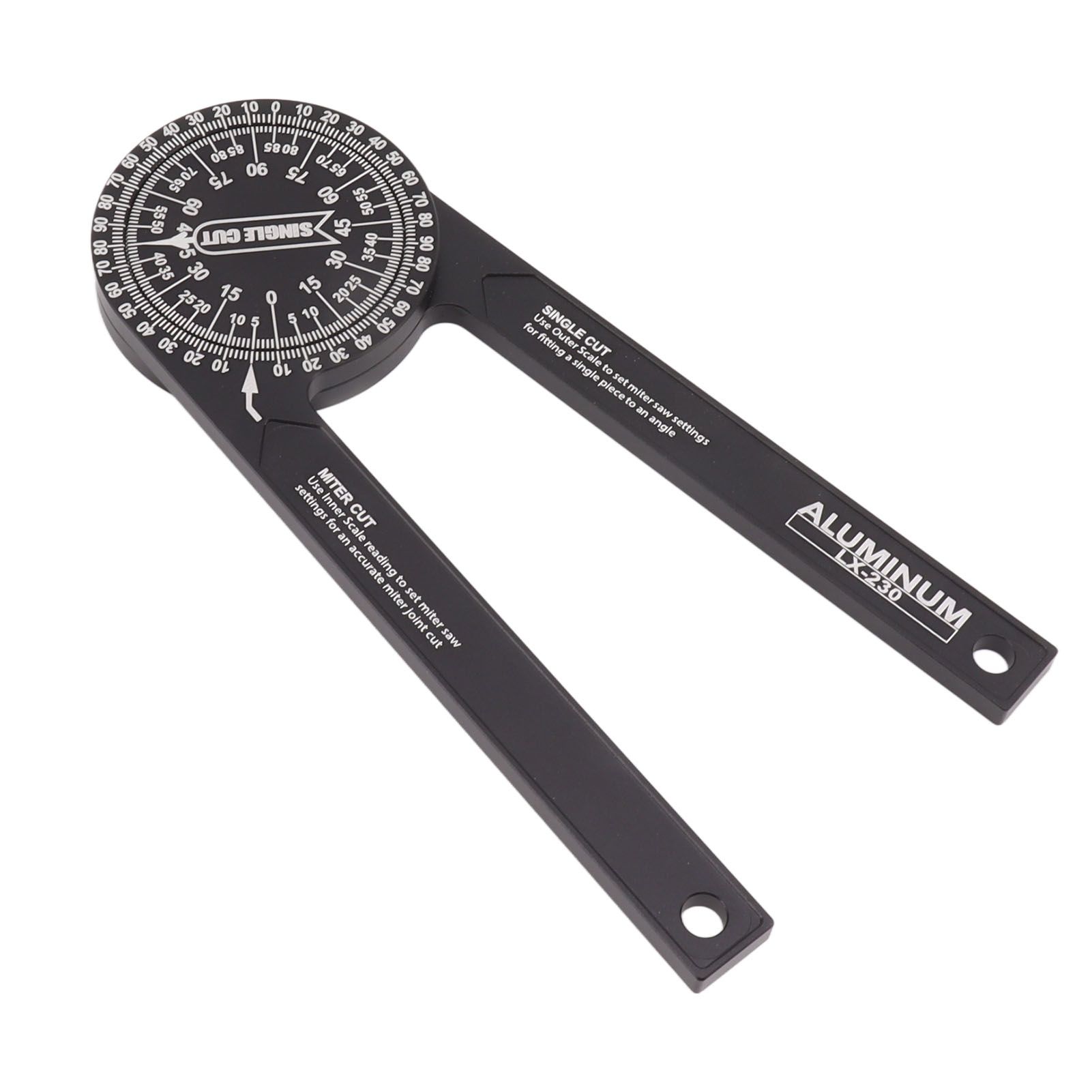Miter Saw Protractor Accurate 2 Laser Engraving Scales Efficient Aluminum view 2