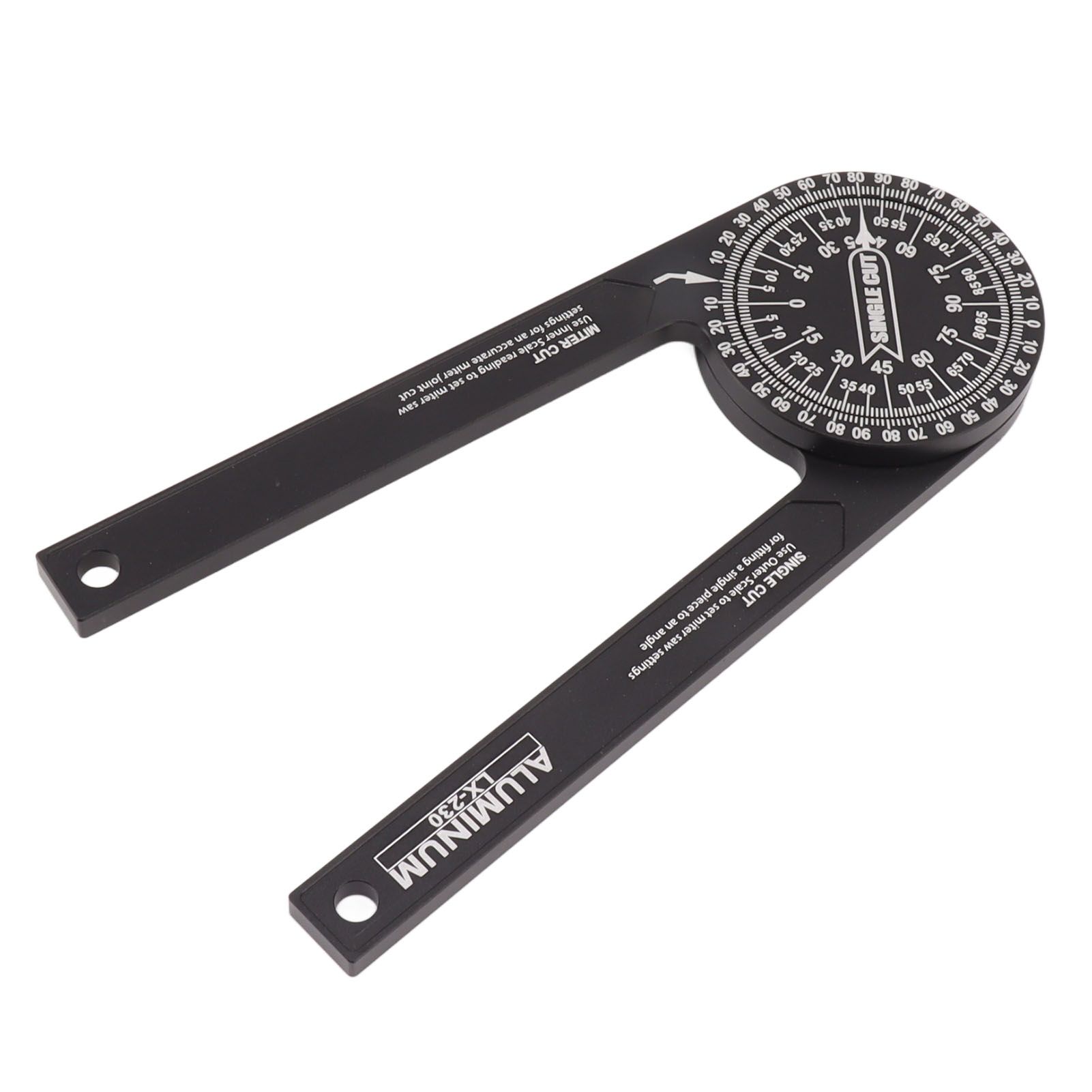 Miter Saw Protractor Accurate 2 Laser Engraving Scales Efficient Aluminum view 3