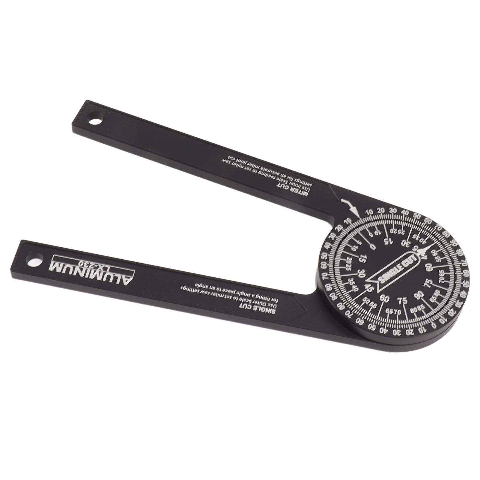 Miter Saw Protractor Accurate 2 Laser Engraving Scales Efficient Aluminum view 4