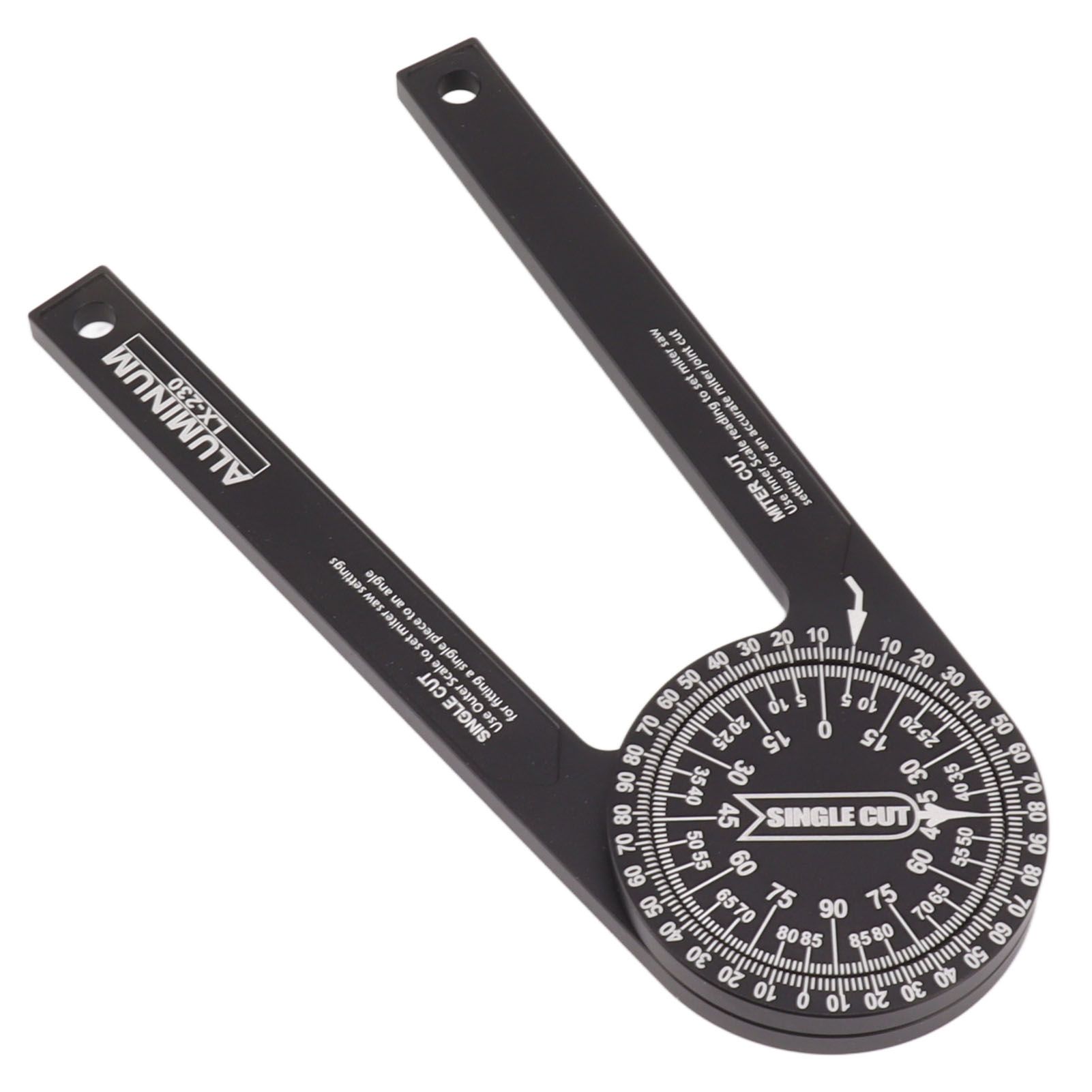 Miter Saw Protractor Accurate 2 Laser Engraving Scales Efficient Aluminum view 5
