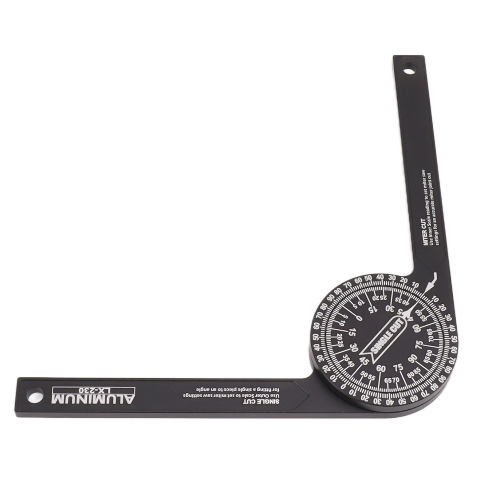 Miter Saw Protractor Accurate 2 Laser Engraving Scales Efficient Aluminum view 7