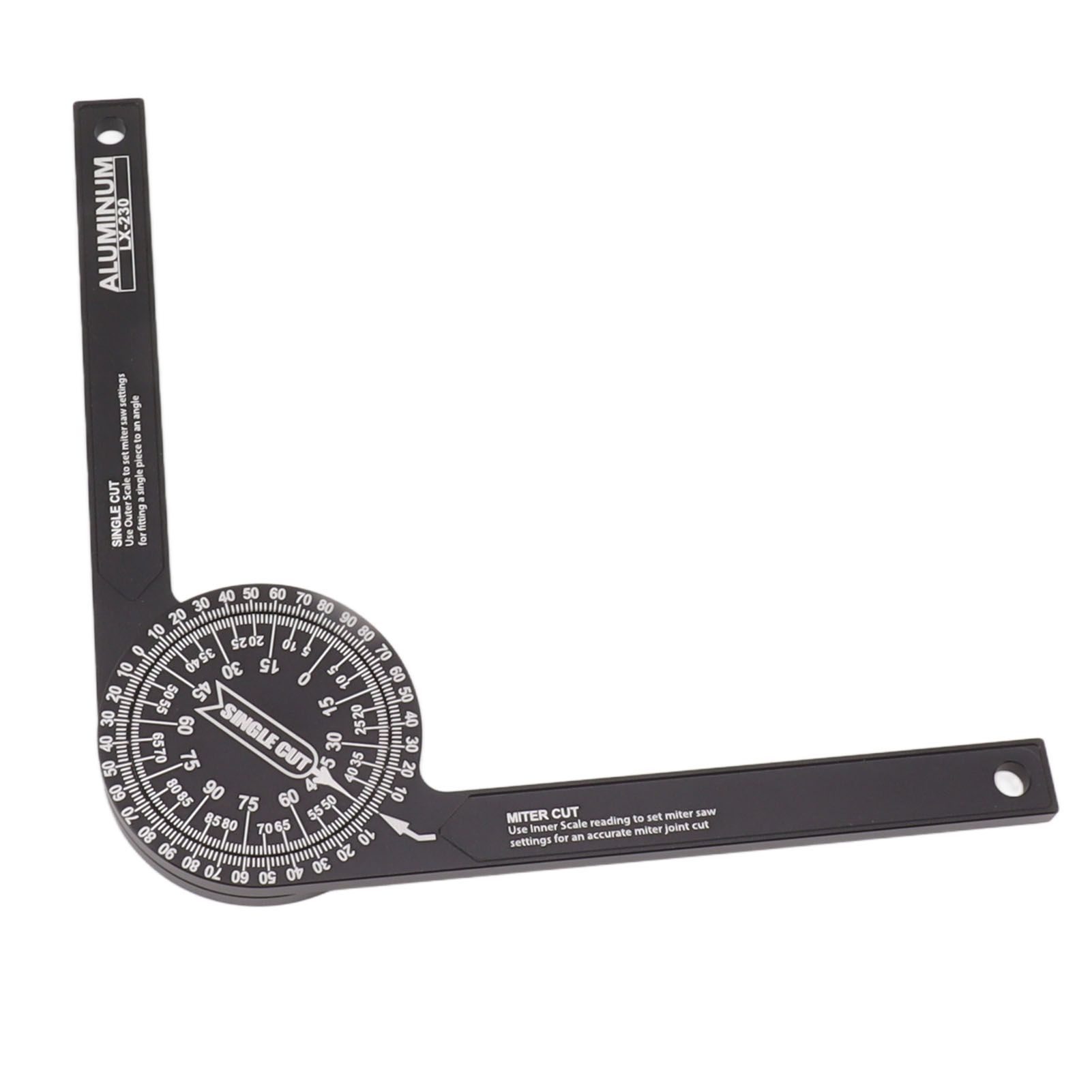 Miter Saw Protractor Accurate 2 Laser Engraving Scales Efficient Aluminum view 8