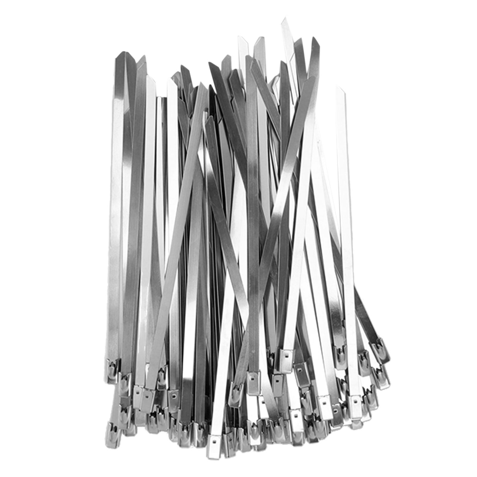 100Pcs Cable Tie Stainless Steel Hose Zip Tie Self Locking Set Kit for Wire view 4