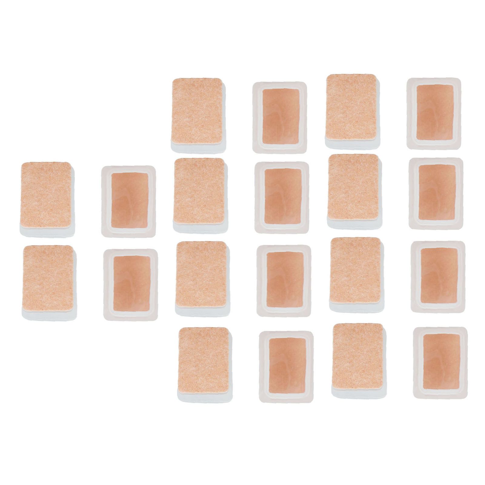 20Pcs Chair Leg Protector for Hardwood Floor Rubber Felt Furniture Pad Cover view 9