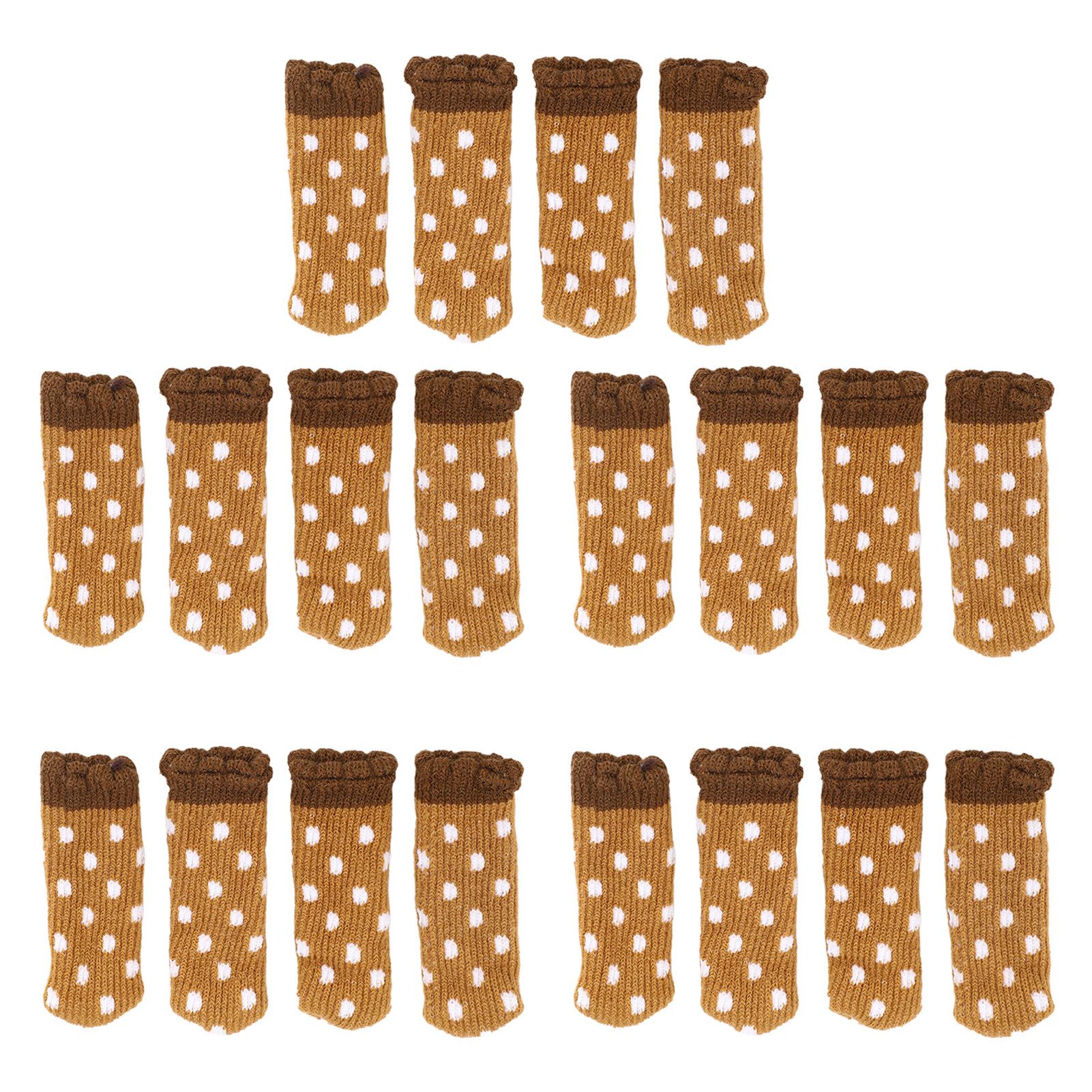 20PCS Furniture Leg Cover Pad Mute Floor Protection Mat Chair Leg Protectors — image 1