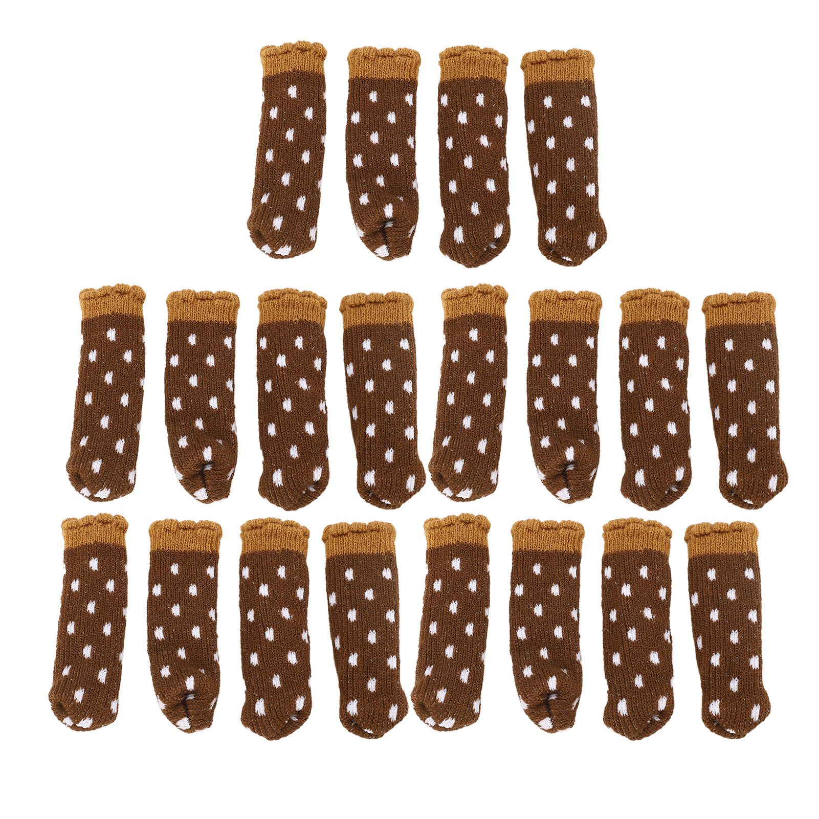 20PCS Furniture Leg Cover Pad Mute Floor Protection Mat Chair Leg Protectors — image 1