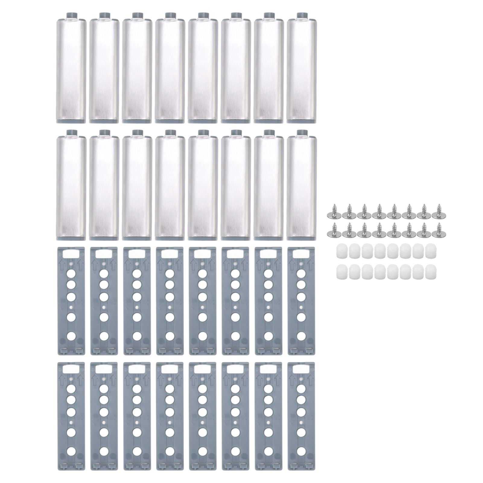 16pcs Push Open Latch Heavy Duty Stainless Steel Push Release Latch for