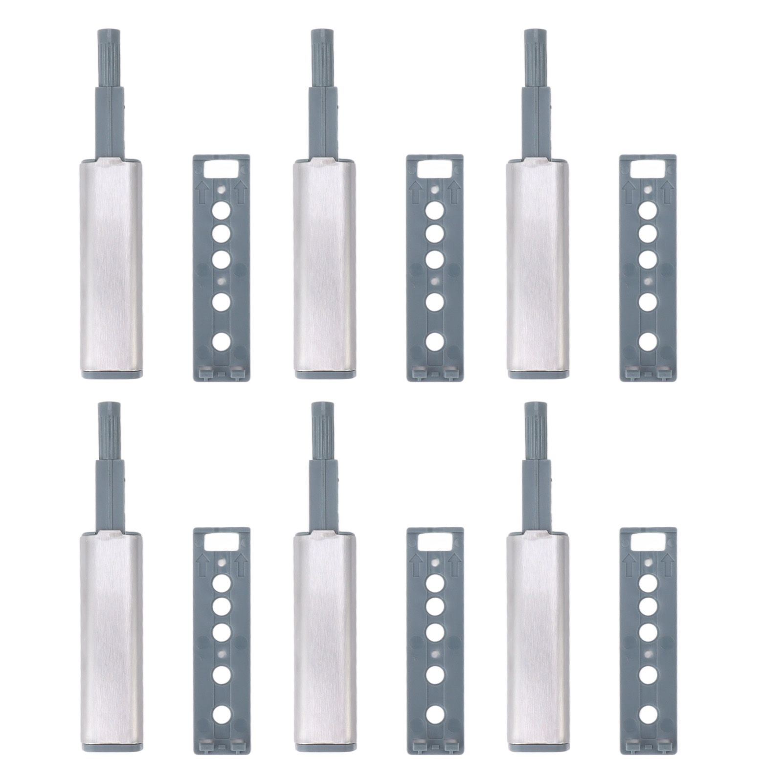 16pcs Push Open Latch Heavy Duty Stainless Steel Push Release Latch for view 3
