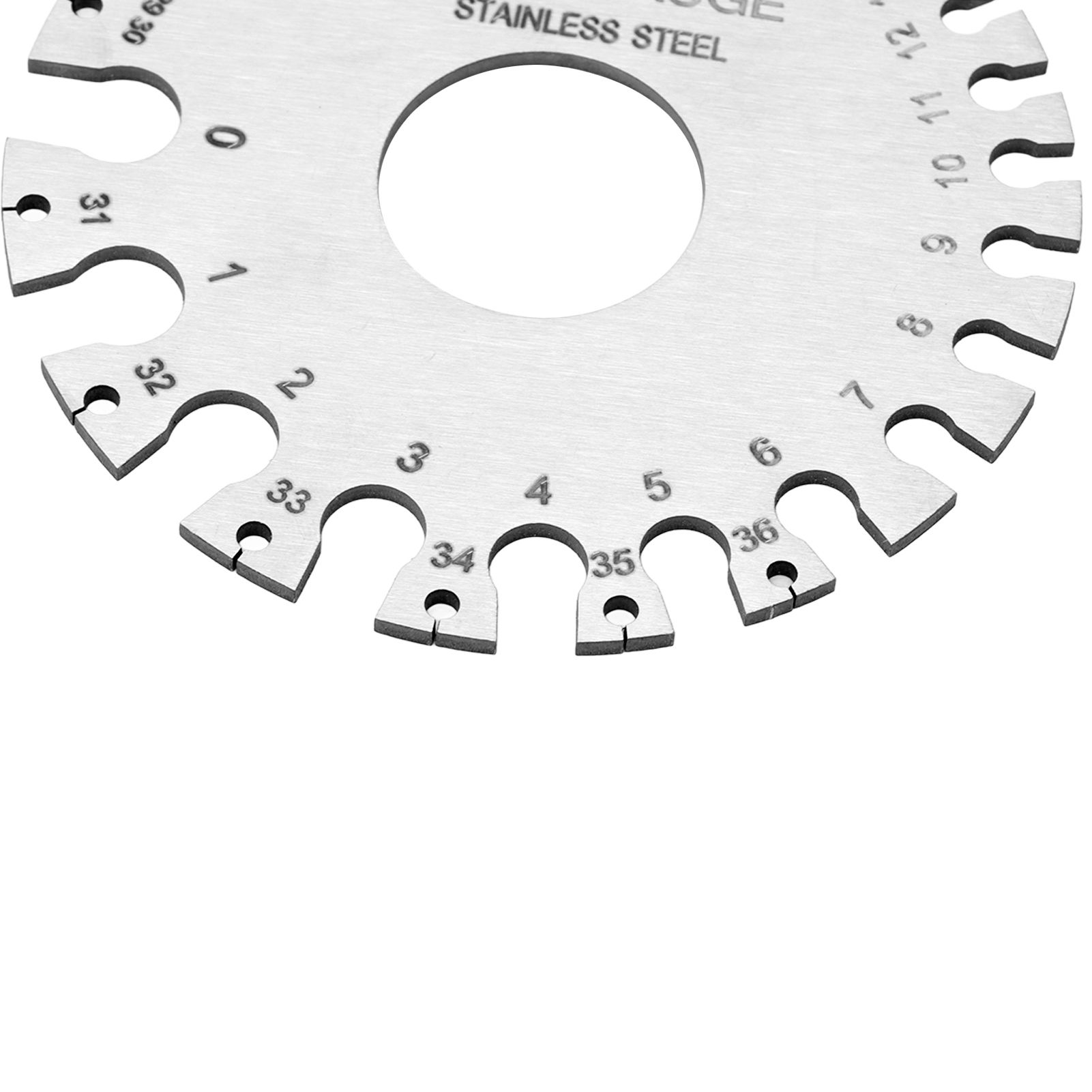 2pcs Stainless Steel Thickness Gauges Professional Standard Metal Sheets view 15