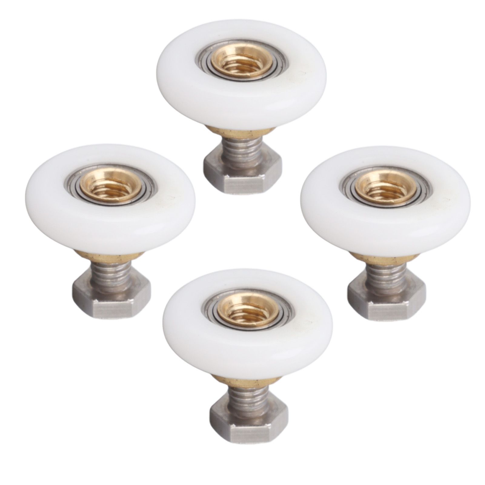 4 Set Shower Door Rollers Runners Wheels Bathroom Glass Door Rollers Runners view 2