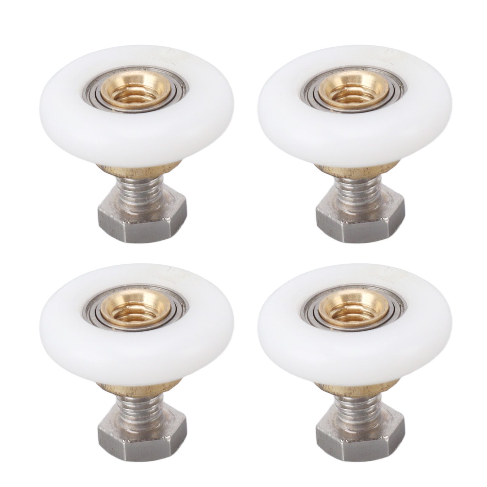 4 Set Shower Door Rollers Runners Wheels Bathroom Glass Door Rollers Runners — image 1