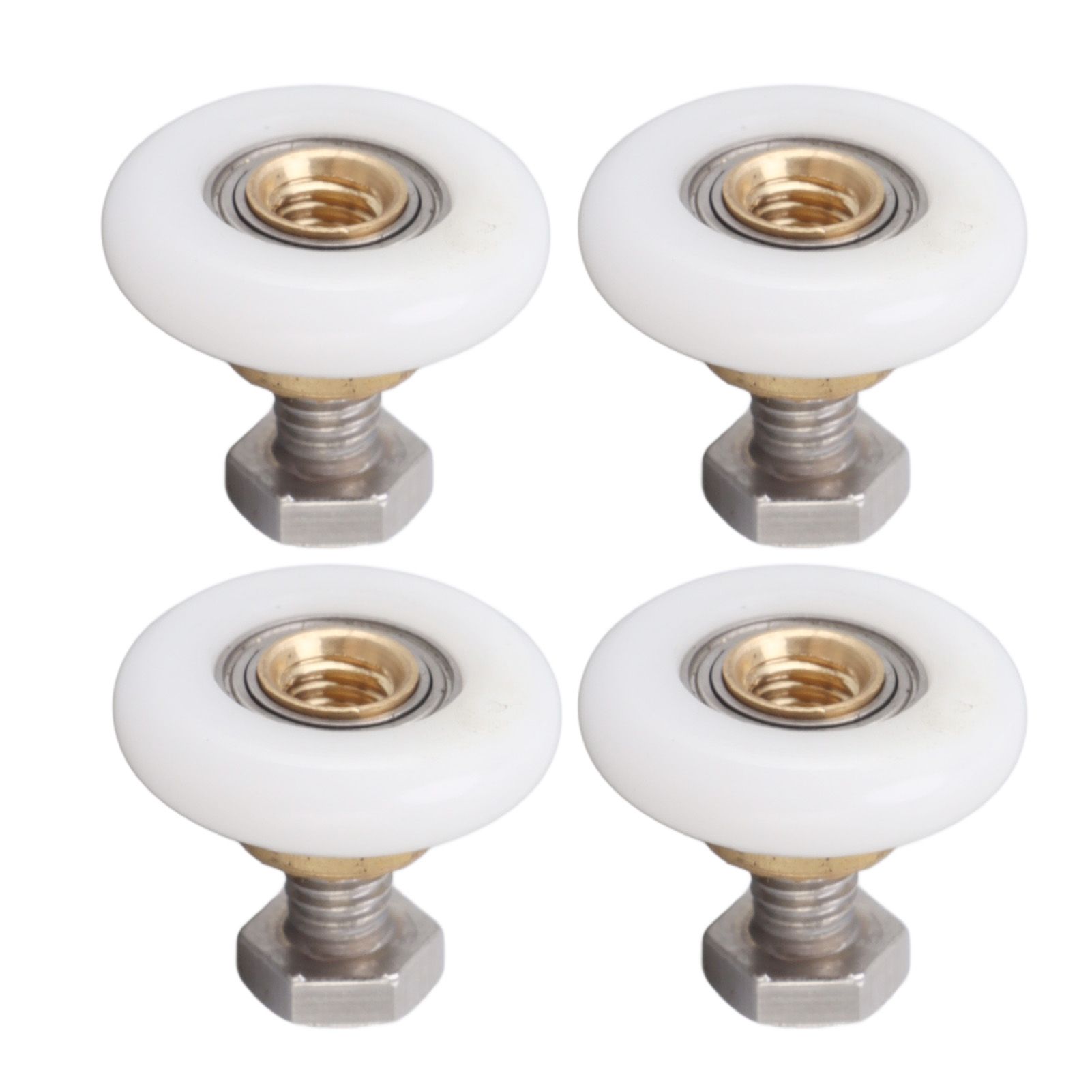 4 Set Shower Door Rollers Runners Wheels Bathroom Glass Door Rollers Runners view 5